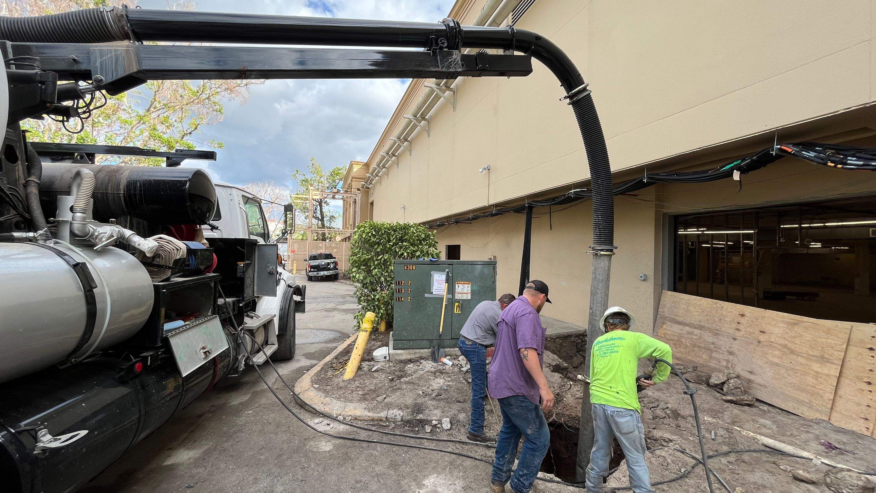Ritz-Carlton North Service Road Daylighting by Don Mar, Inc. Storm Water Solutions