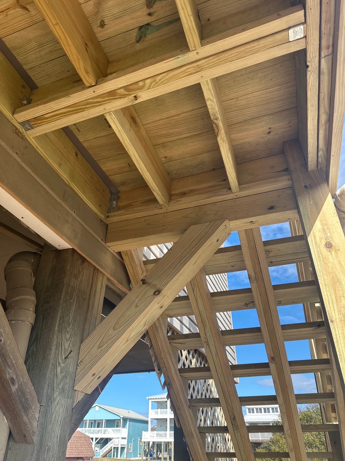 Deck Construction in Oak Island, NC | Coastal Outdoor Living Project by RGR Construction and Roofing, LLC