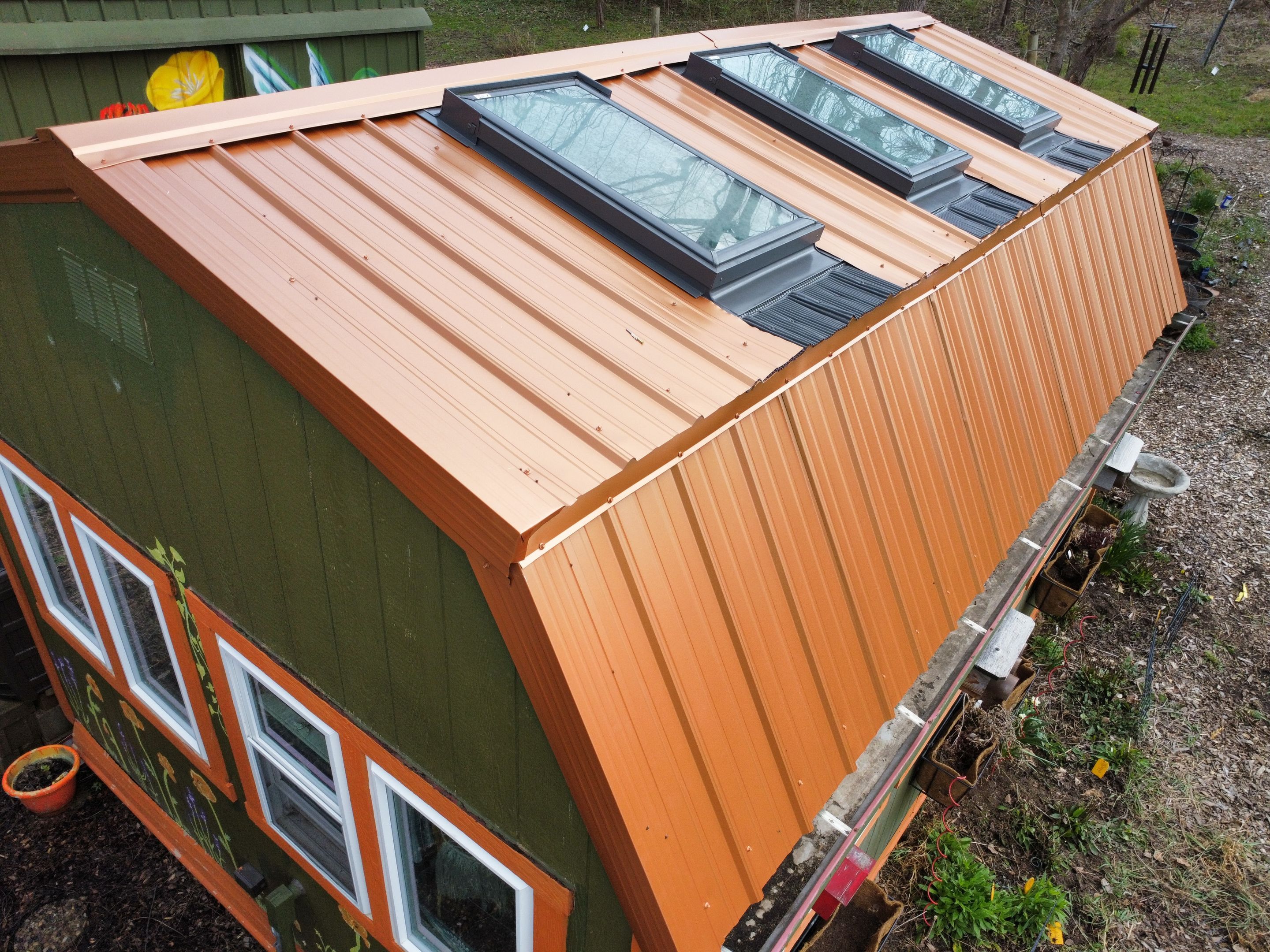 Classic Rib Metal Roofing - Copper