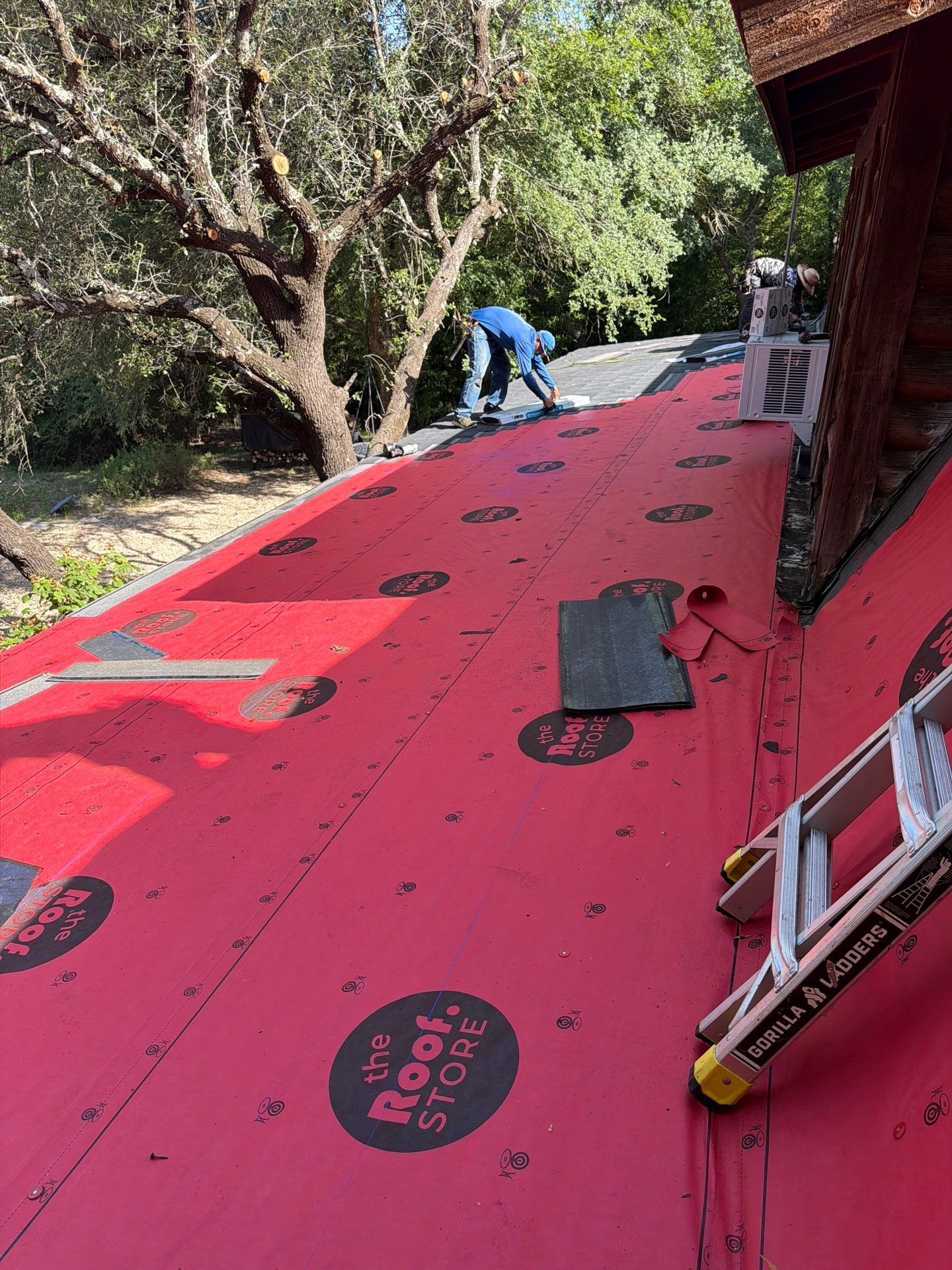 Fort Worth Log Home Roof Replacement and Gutter System Service by Performance 1 Roofing