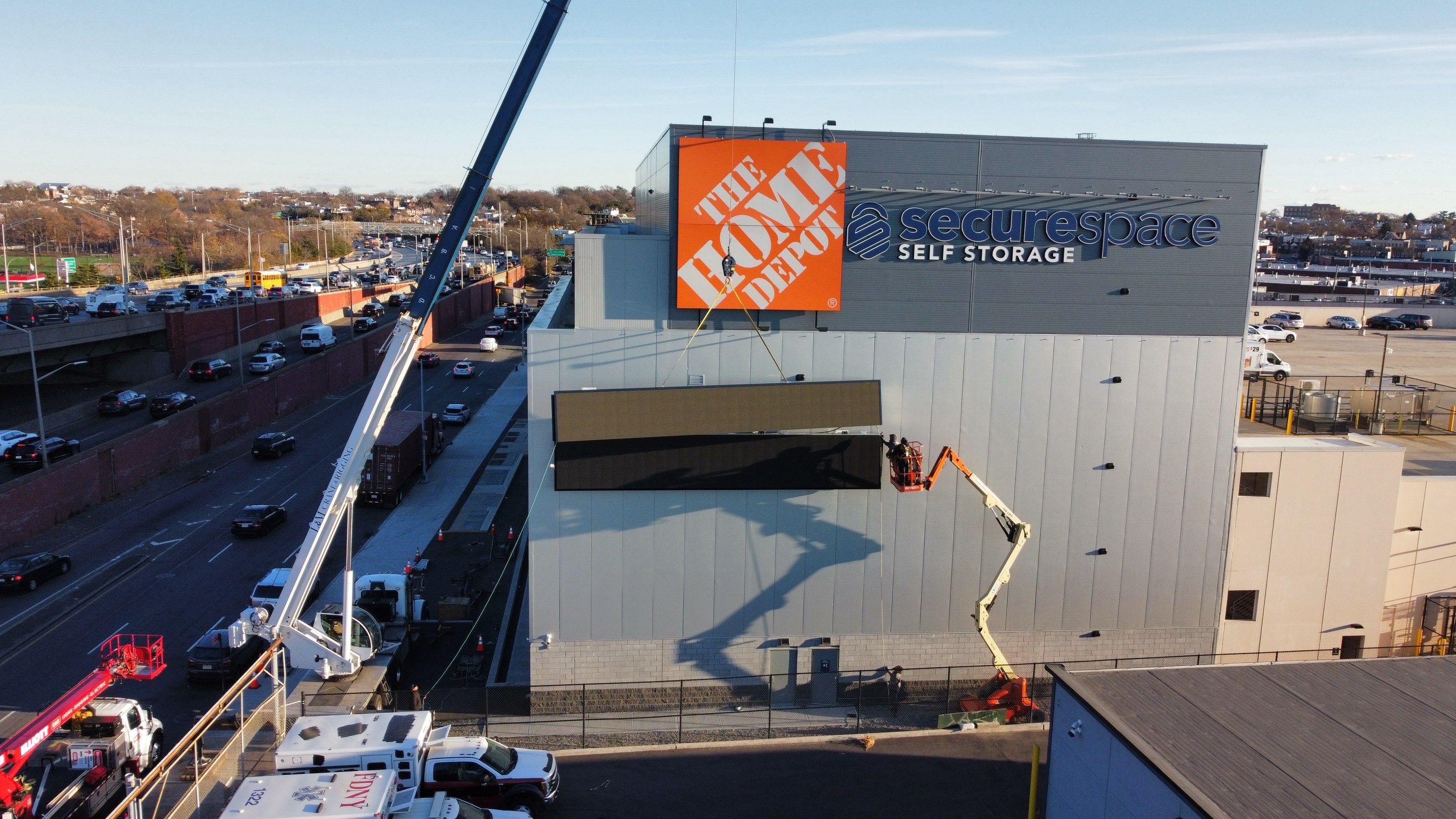 HOME DEPOT Large LED Sign  by CAD Signs