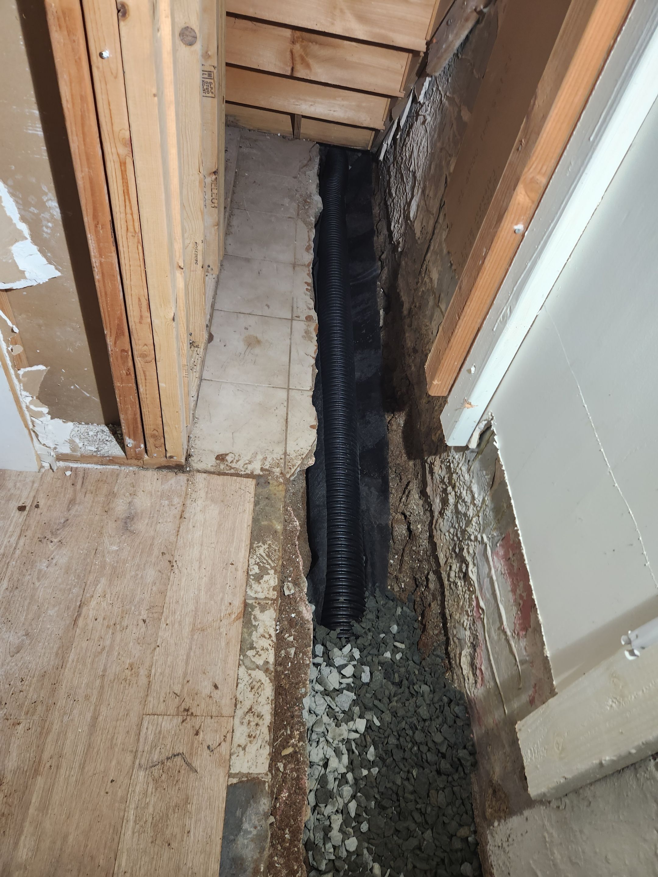 Interior French Drain Kearny NJ by Pure Service Pro, LLC 