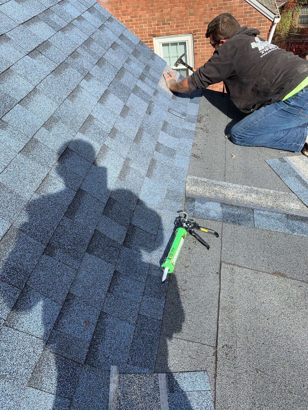Residential Roofing Installation using owens corning duration, Harbor Blue by Absolute Roofing and Construction