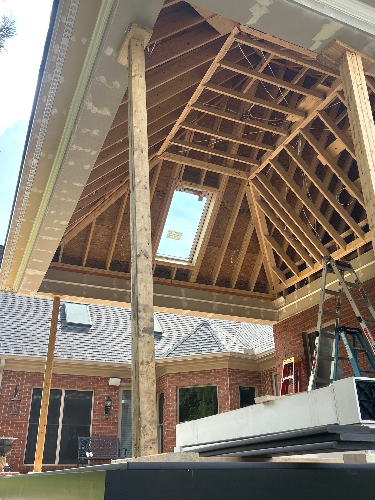 TimberTech Aluminum Deck Installation in Greer by Odio Custom Builders