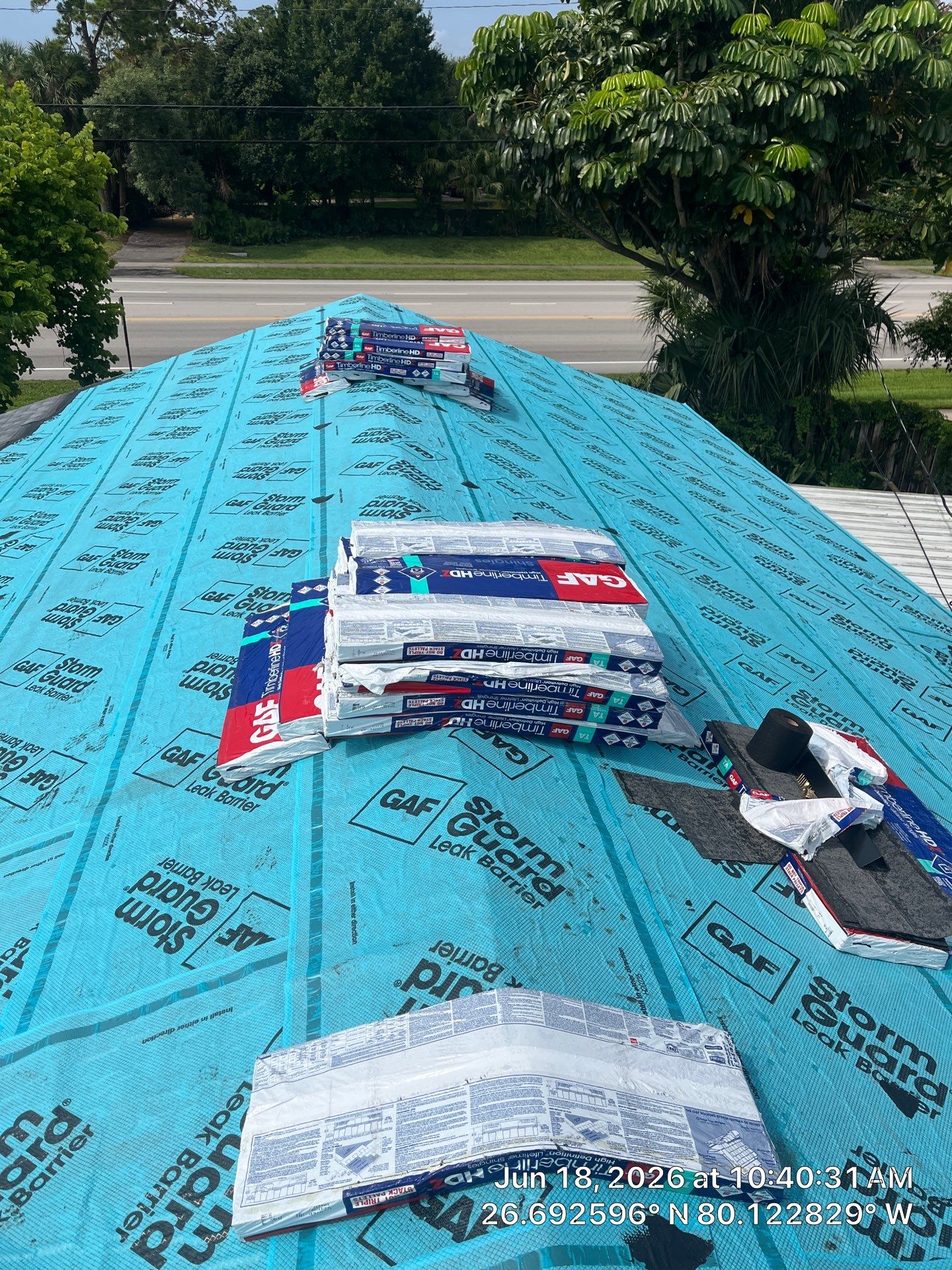 Residential Roofing Installation using GAF by BLUES BROTHERS ROOFING