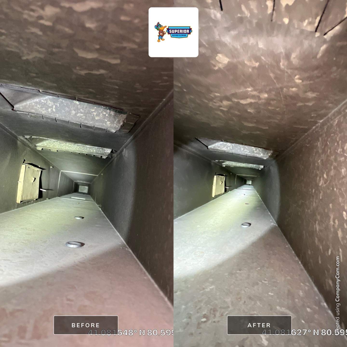 Air Duct Cleaning With a Vacuum Truck in Campbell, OH by Superior Air Duct Cleaning