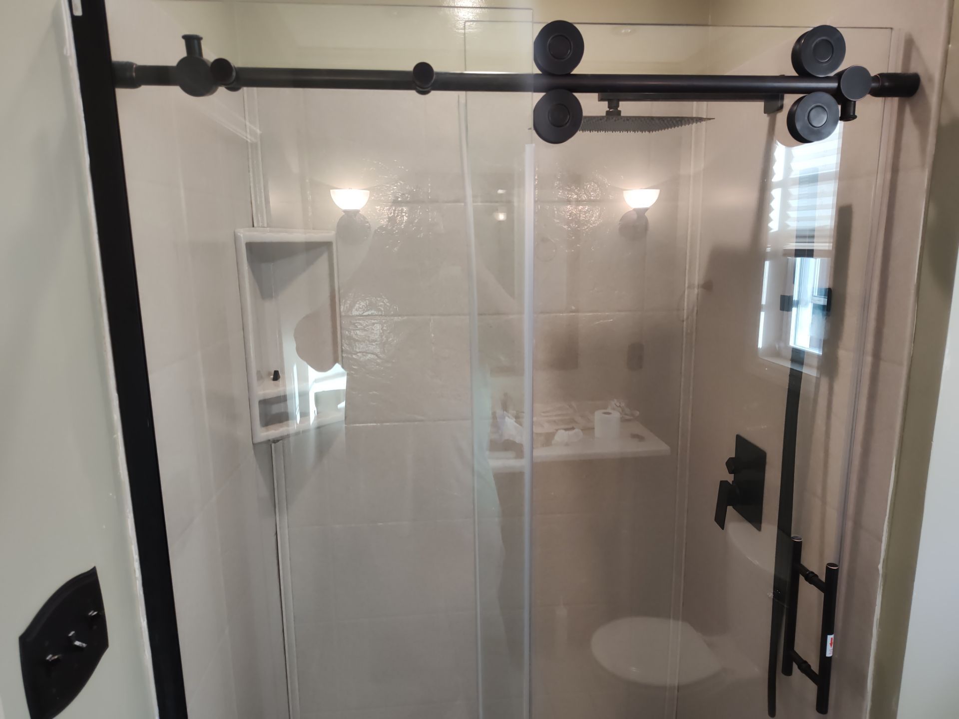 Bathroom Remodel using Onyx by Cornerstone Home Builders, LLC