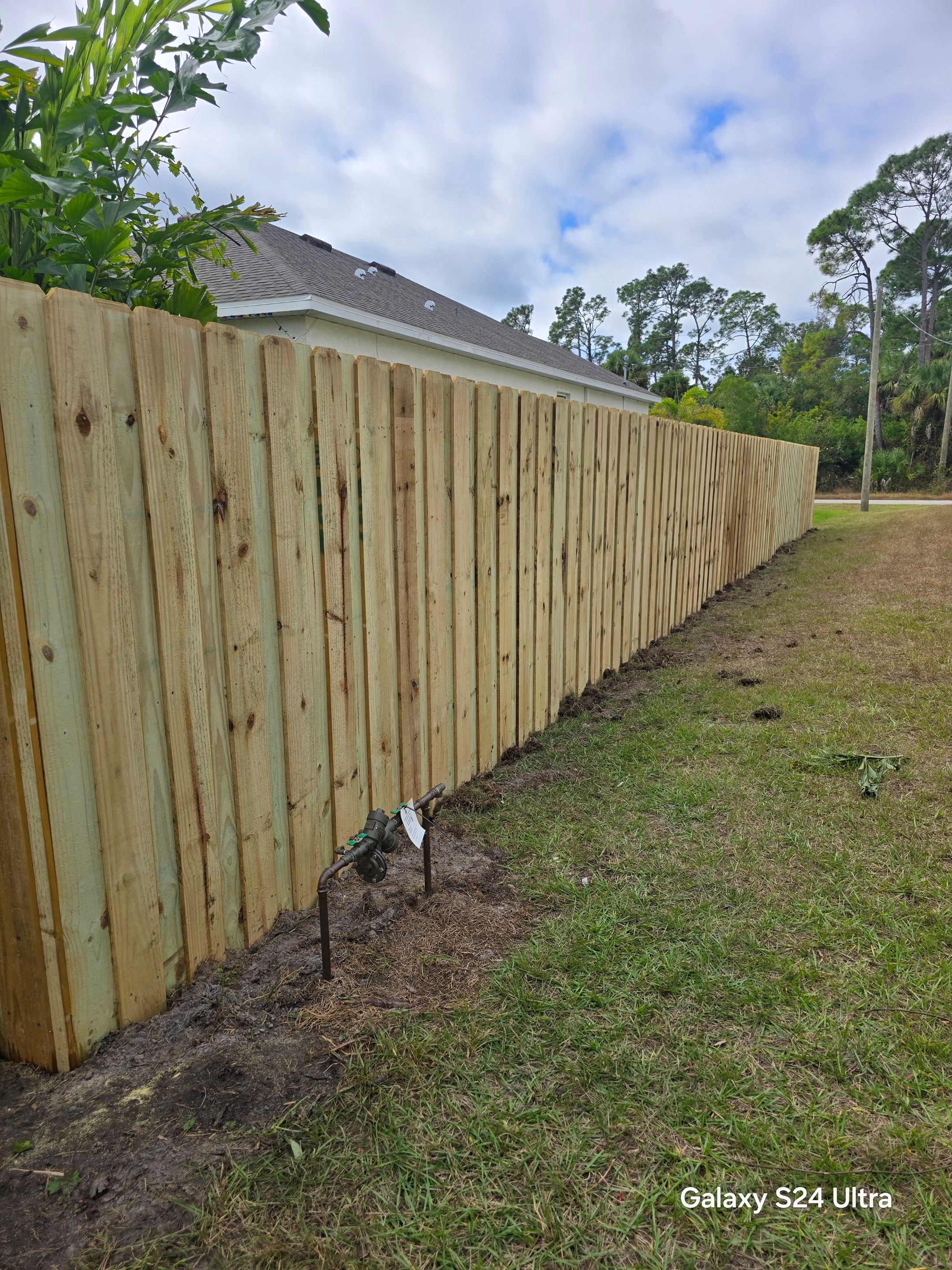 Wood Fence Install in North Port by True Fence LLC