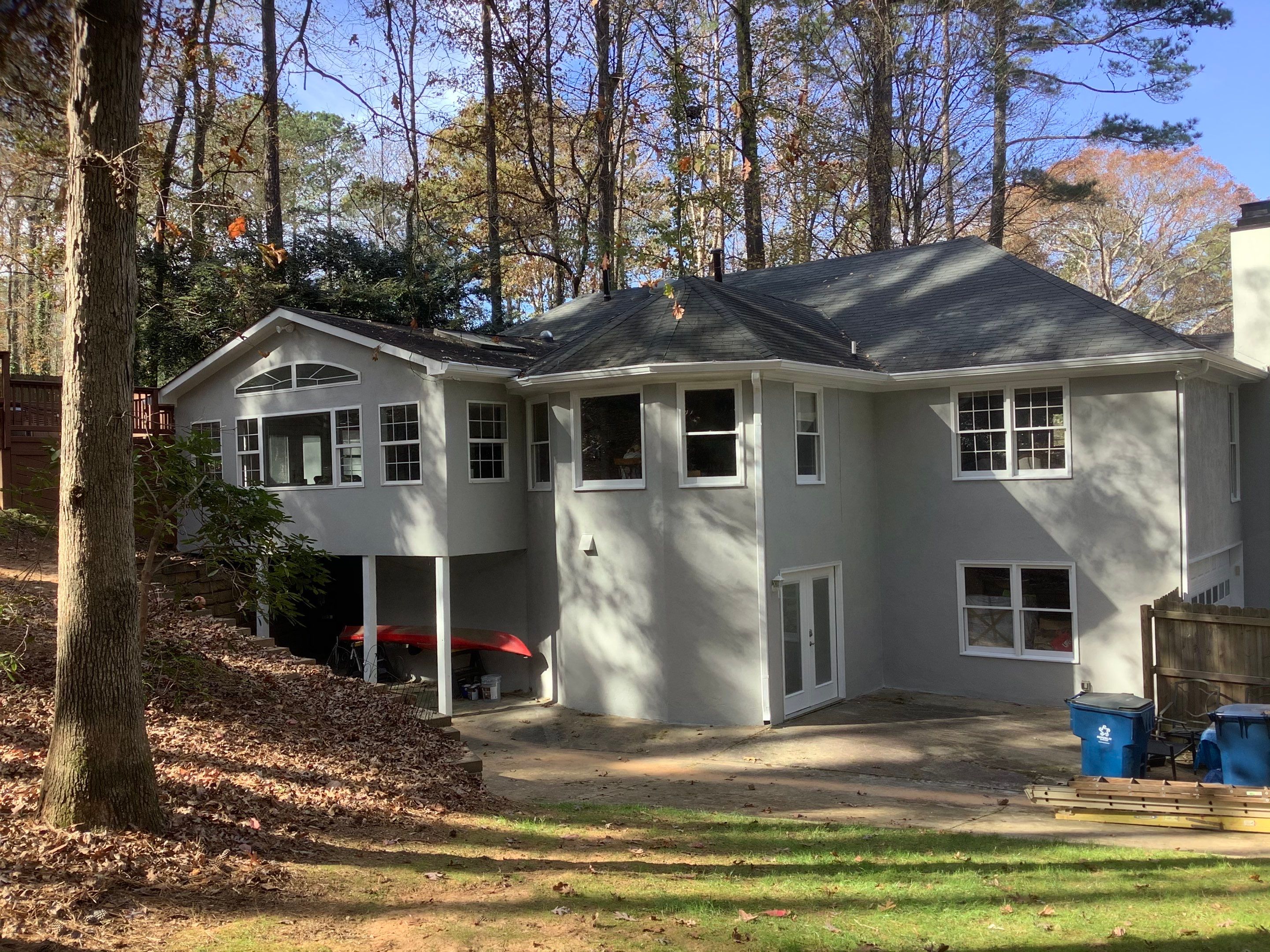 Full Exterior Painting and Front Step Refinishing in Marietta by Swift Home Renovations