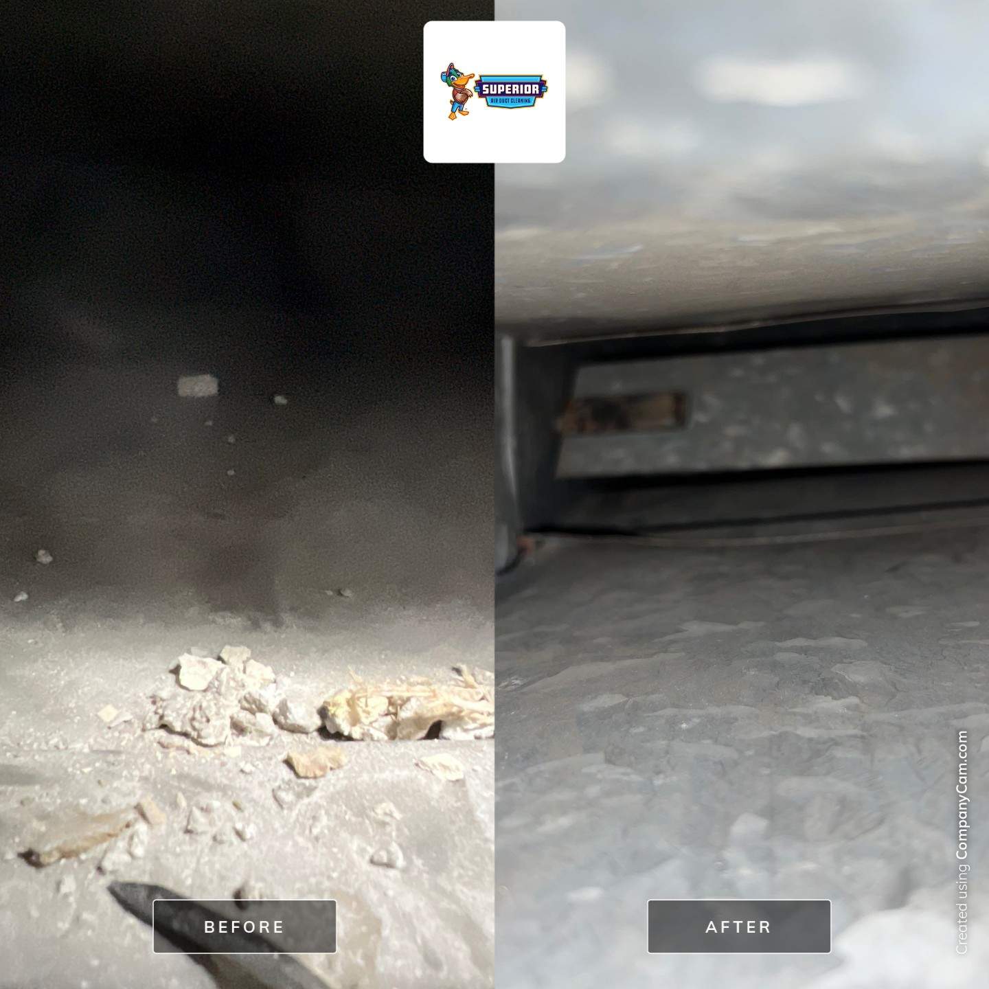 Air Duct Cleaning With a Vacuum Truck in Ellwood City, PA by Superior Air Duct Cleaning