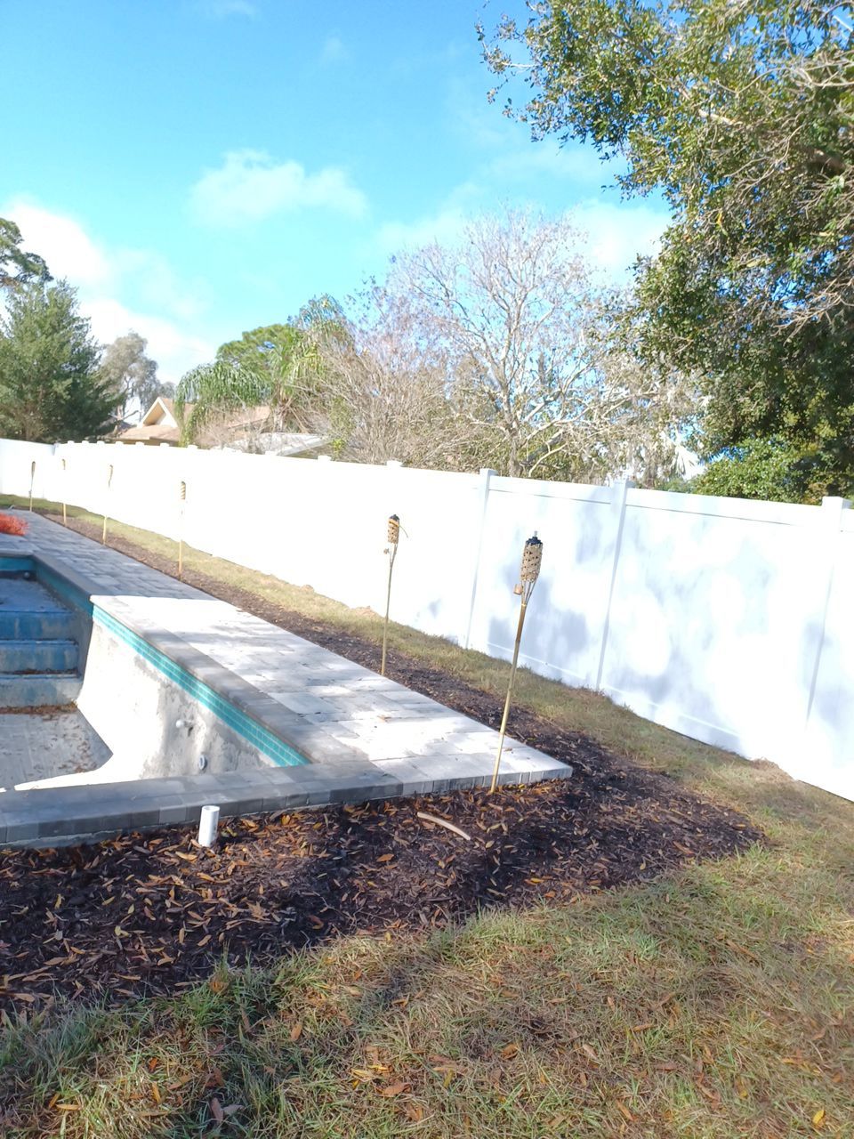 Venice, FL 6 ft. Tall White Vinyl Privacy Fence  by Asap fence and gates, LLC