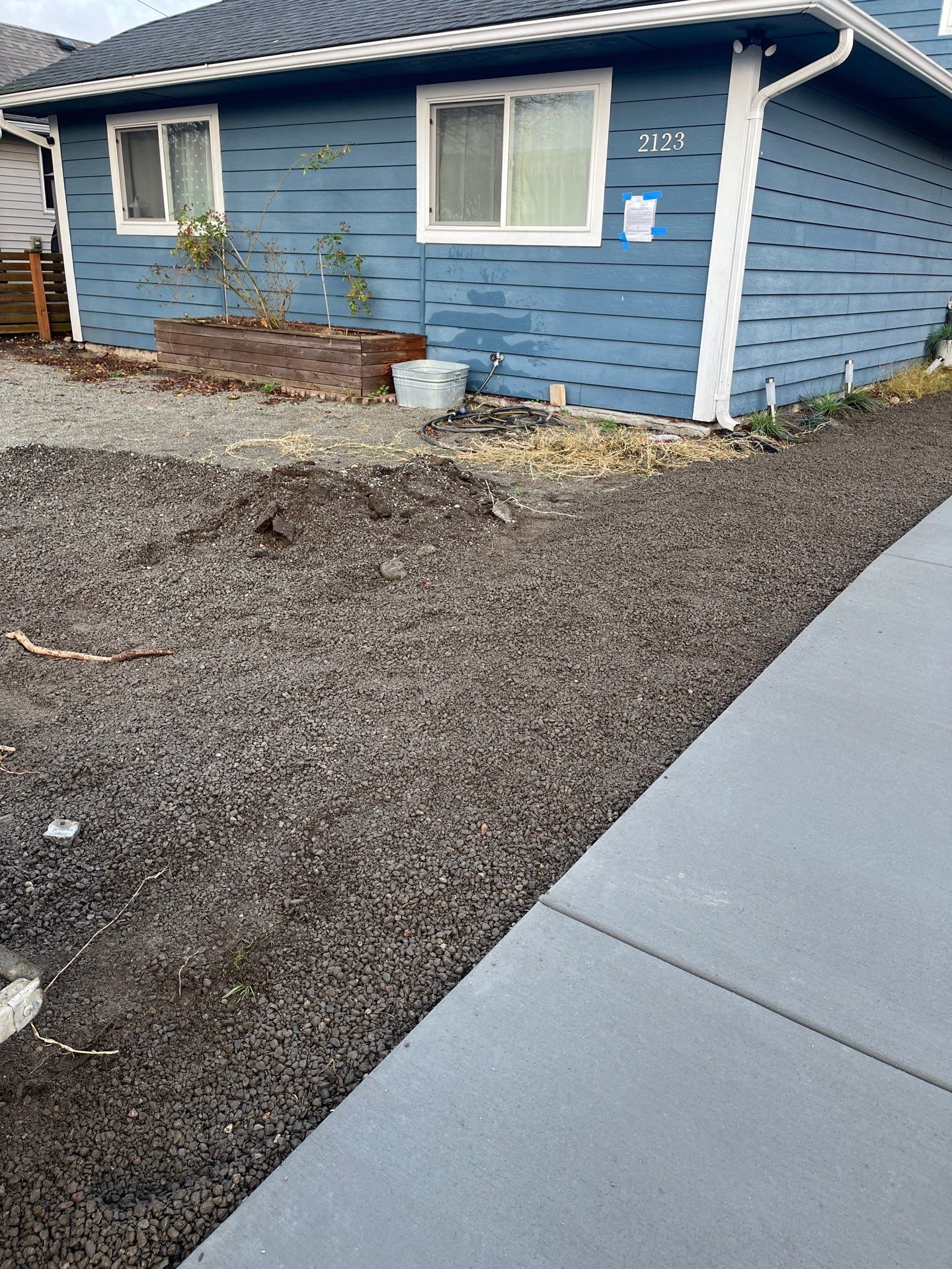 Concrete Driveway & Landscaping Project | Everett by Jireh Asphalt & Concrete Inc 