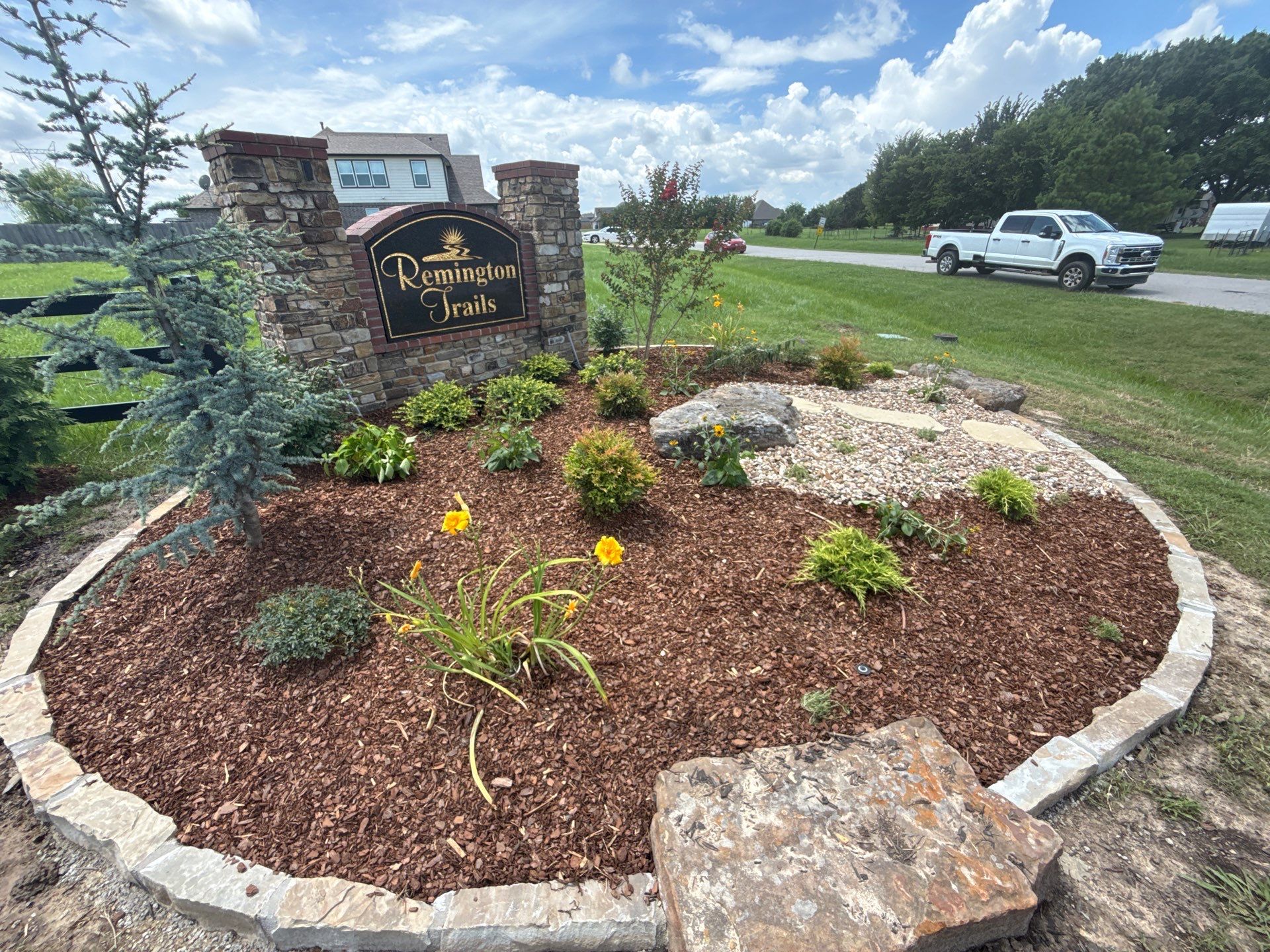 Project in Broken Arrow by Greenscapes Outdoor