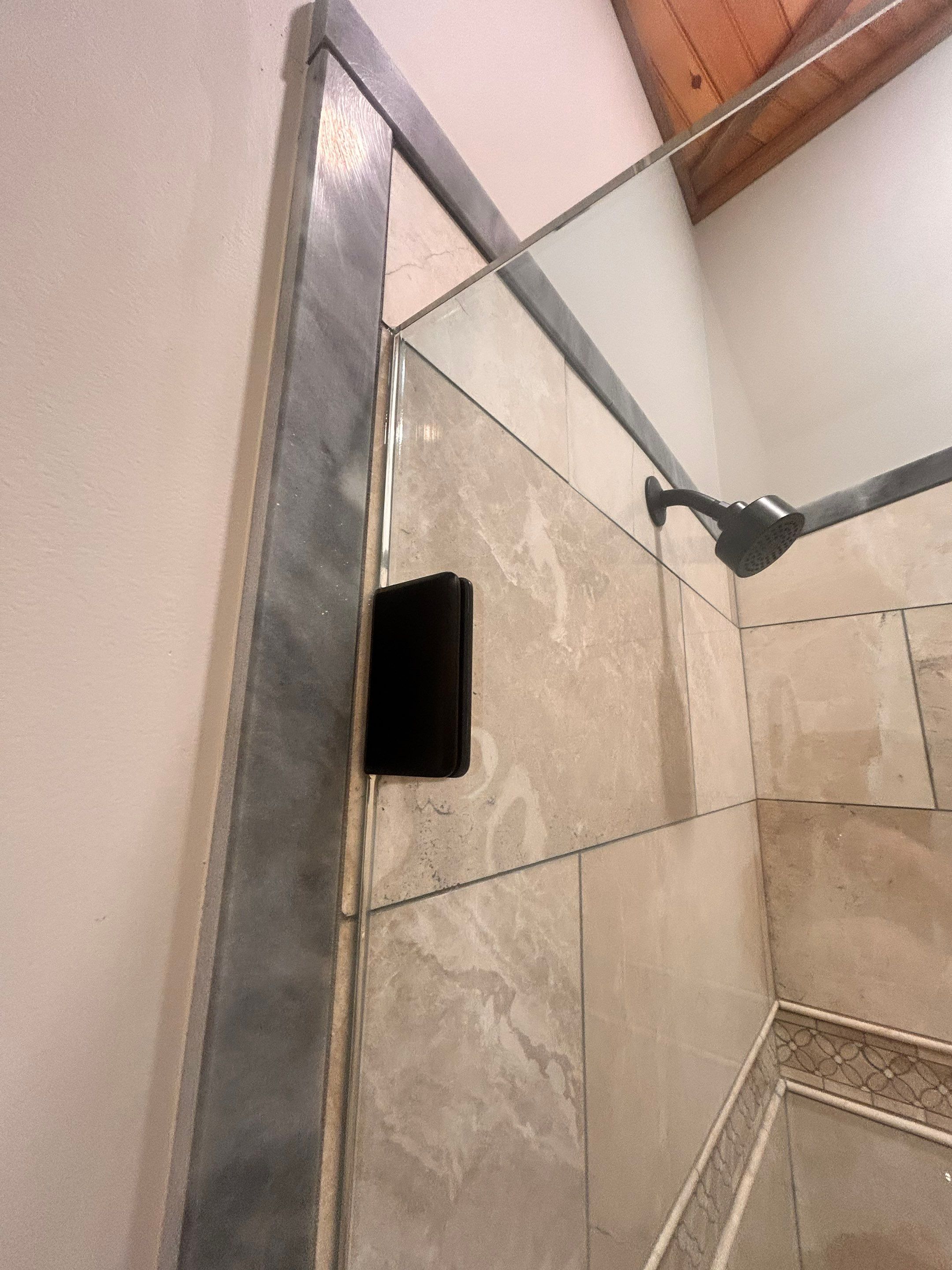 Frameless Tub Enclosure using Tempered Shower Glass by Cheshire Glass Company