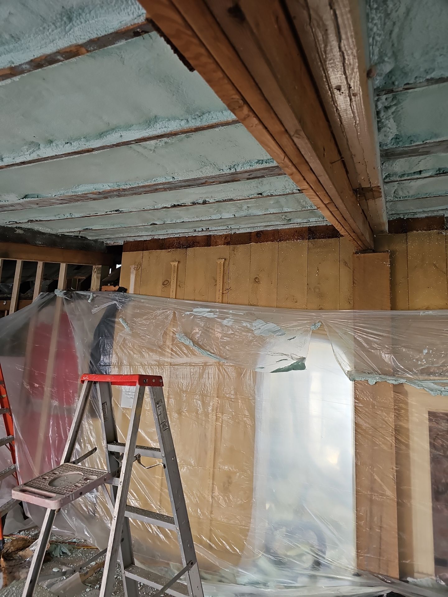 Home Remodel using Closed Cell Spray Foam by NYS Foam & Energy