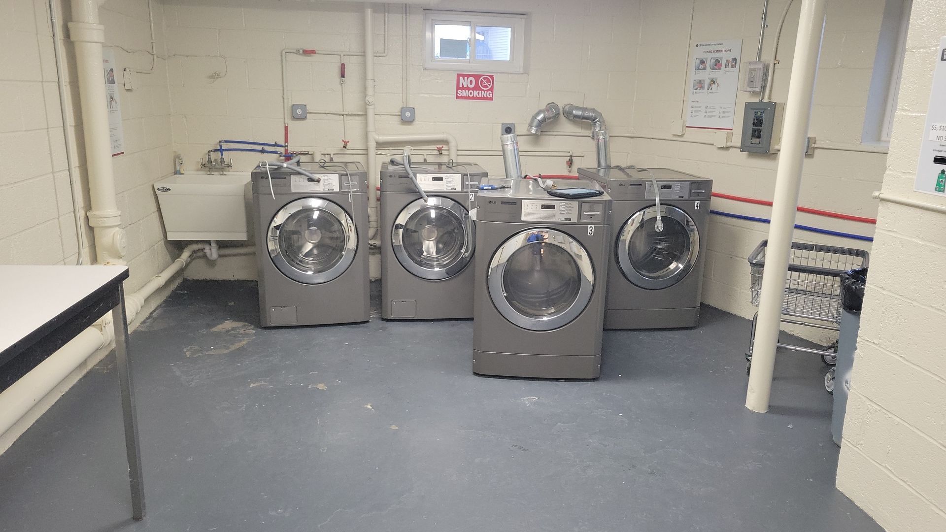 Laundry Room Floor Coating using Penntek by Spectrum Painting, LLC