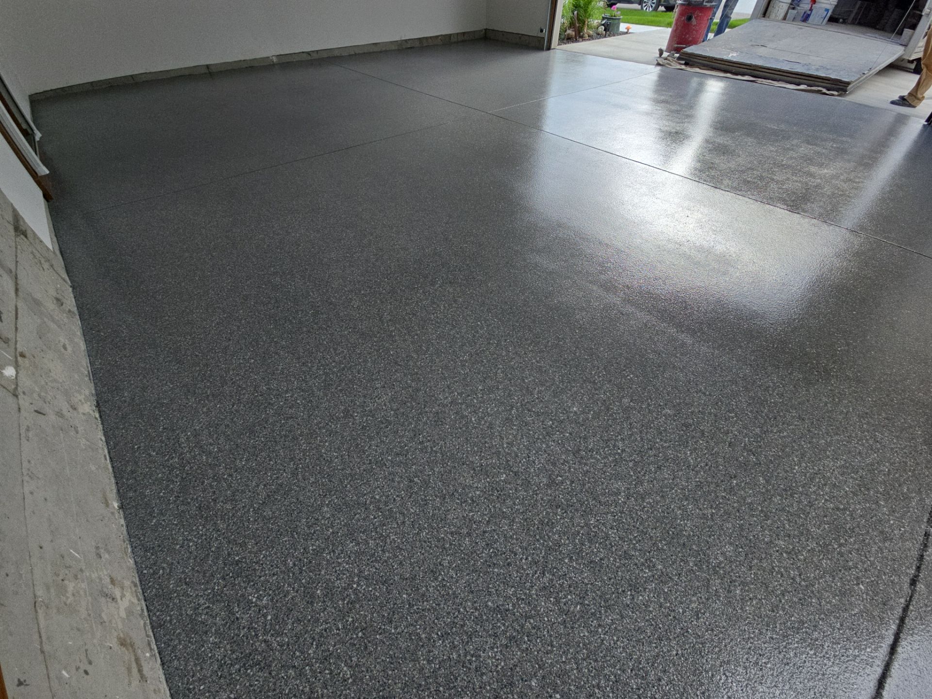 Garage Transformation using Canfield Hybrid  by Croc Coatings, LLC