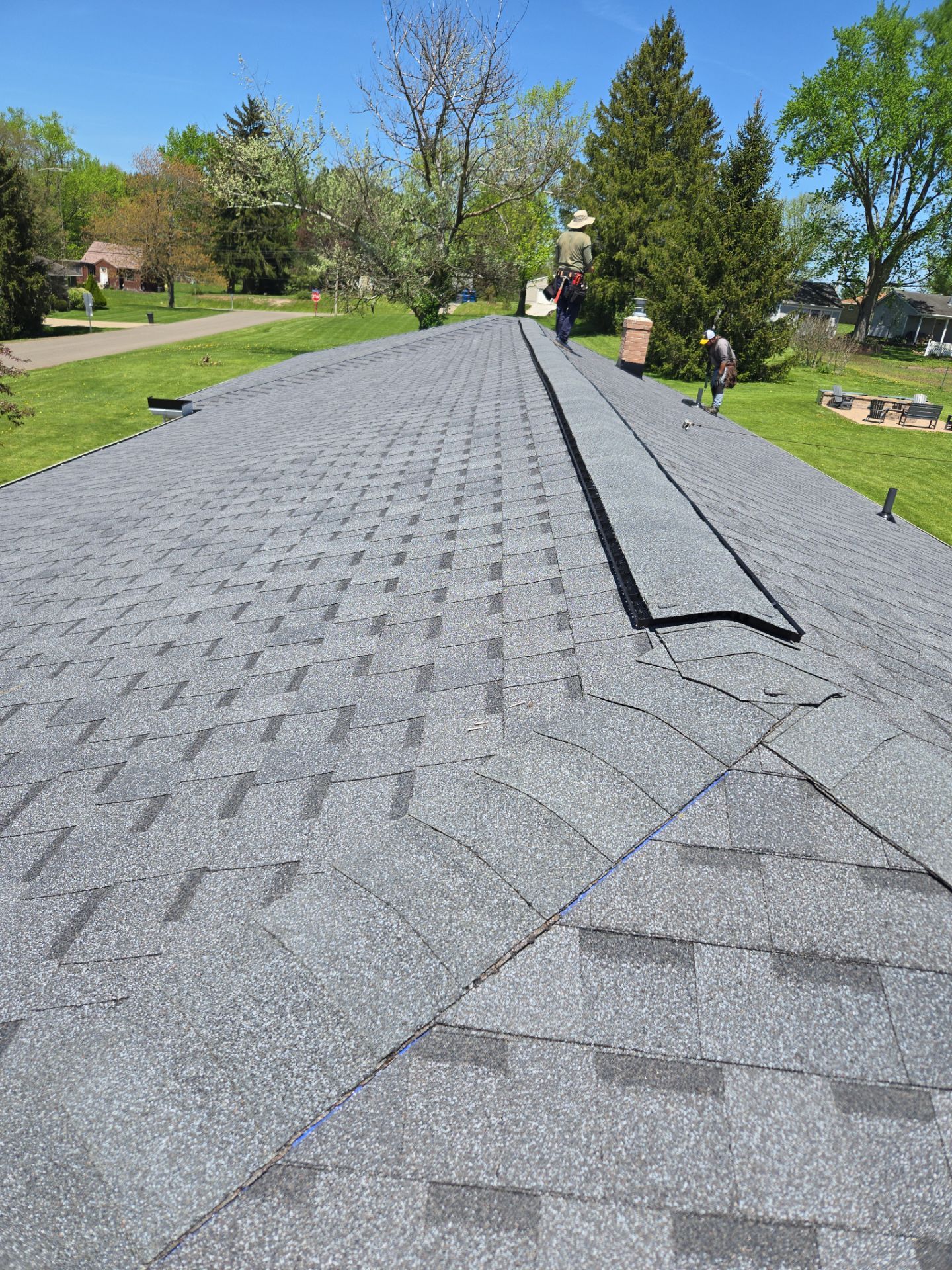 Atlas Pinnacle, Color, Pewter, Drip Edge, Color, Black by Eagle Eye Roofing