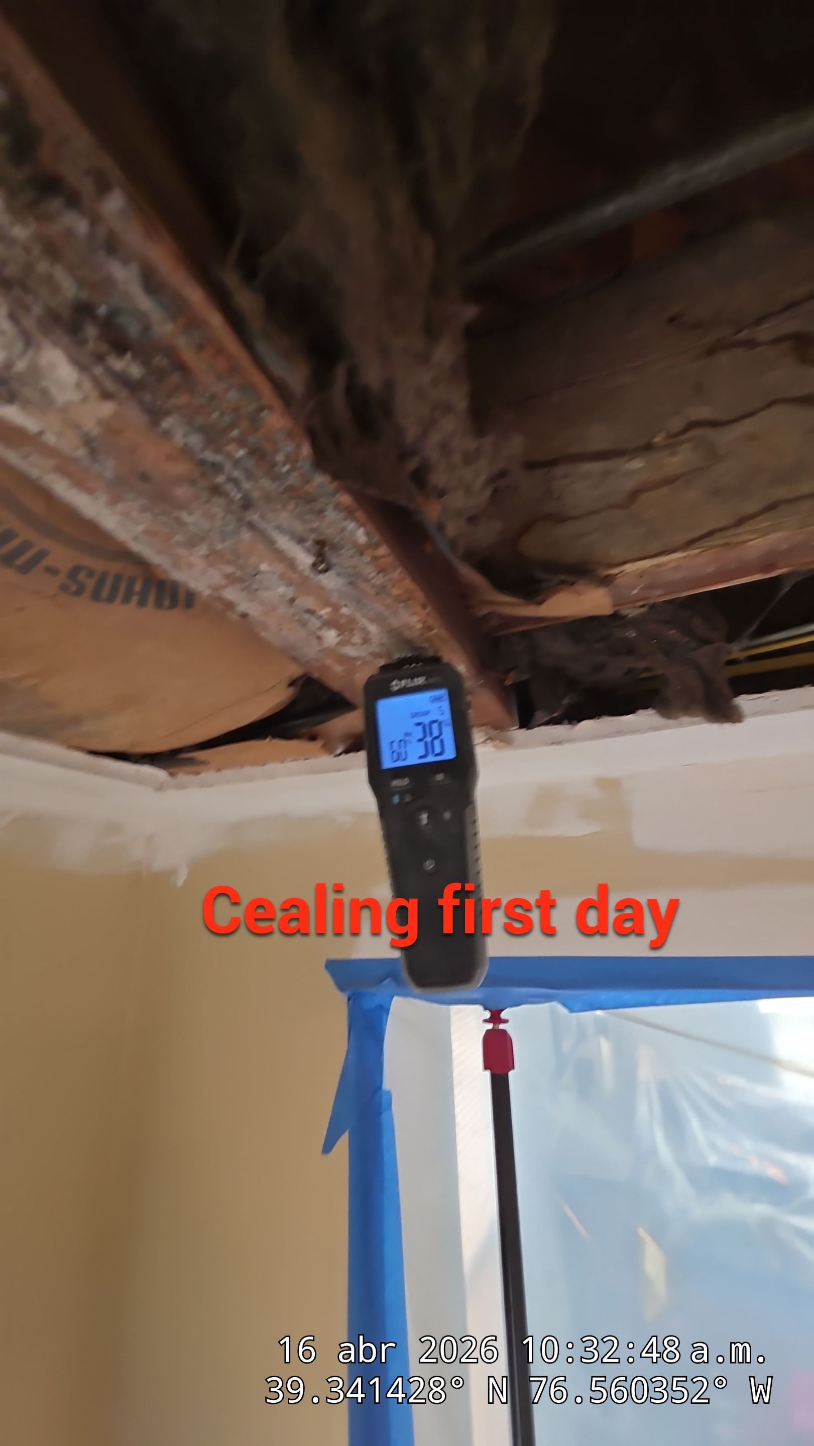 Frozen Pipe Water Damage by ZA&MY SERVICES LLC