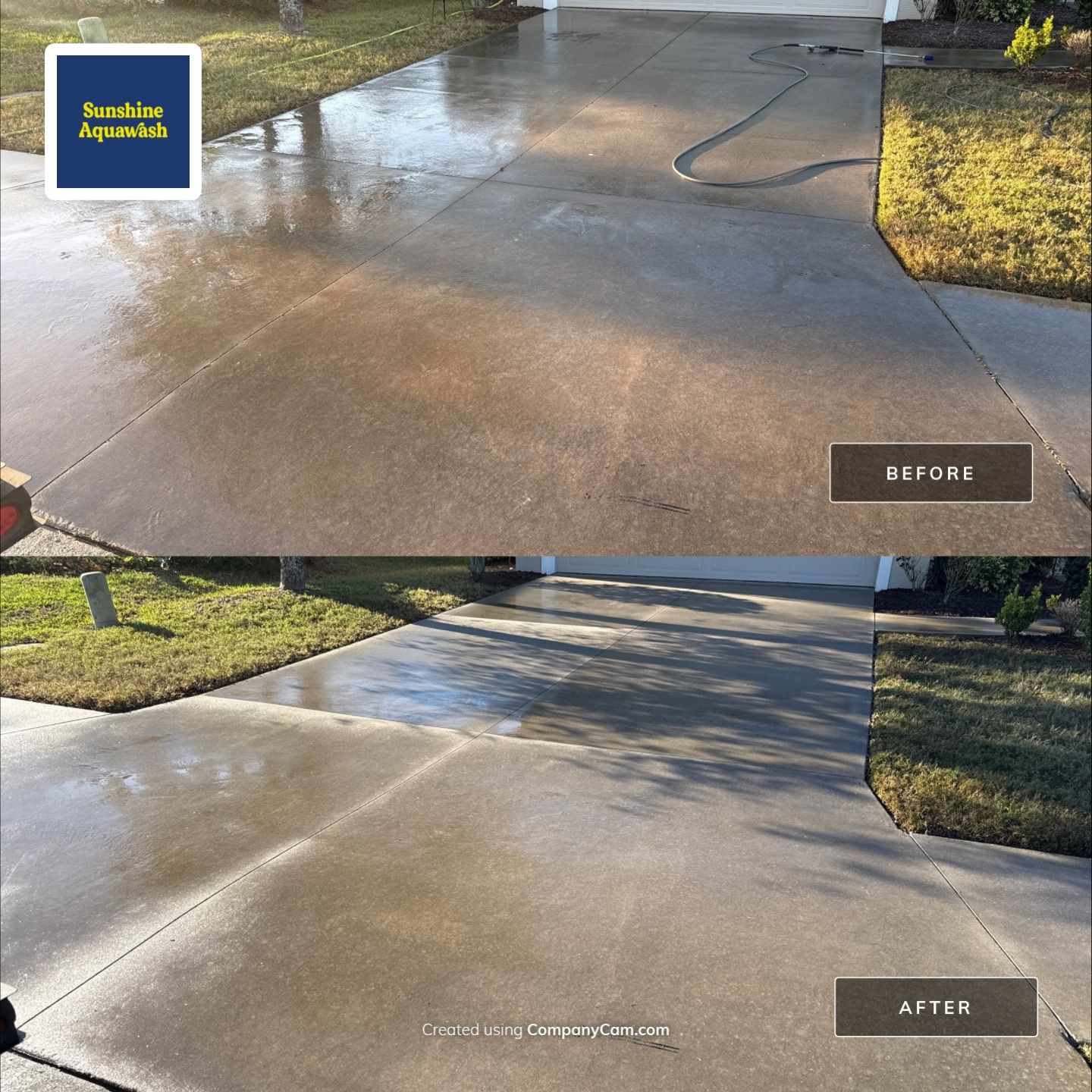 Driveway & Concrete Cleaning – River Sound Community, Bradenton, FL by Sunshine AquaWash