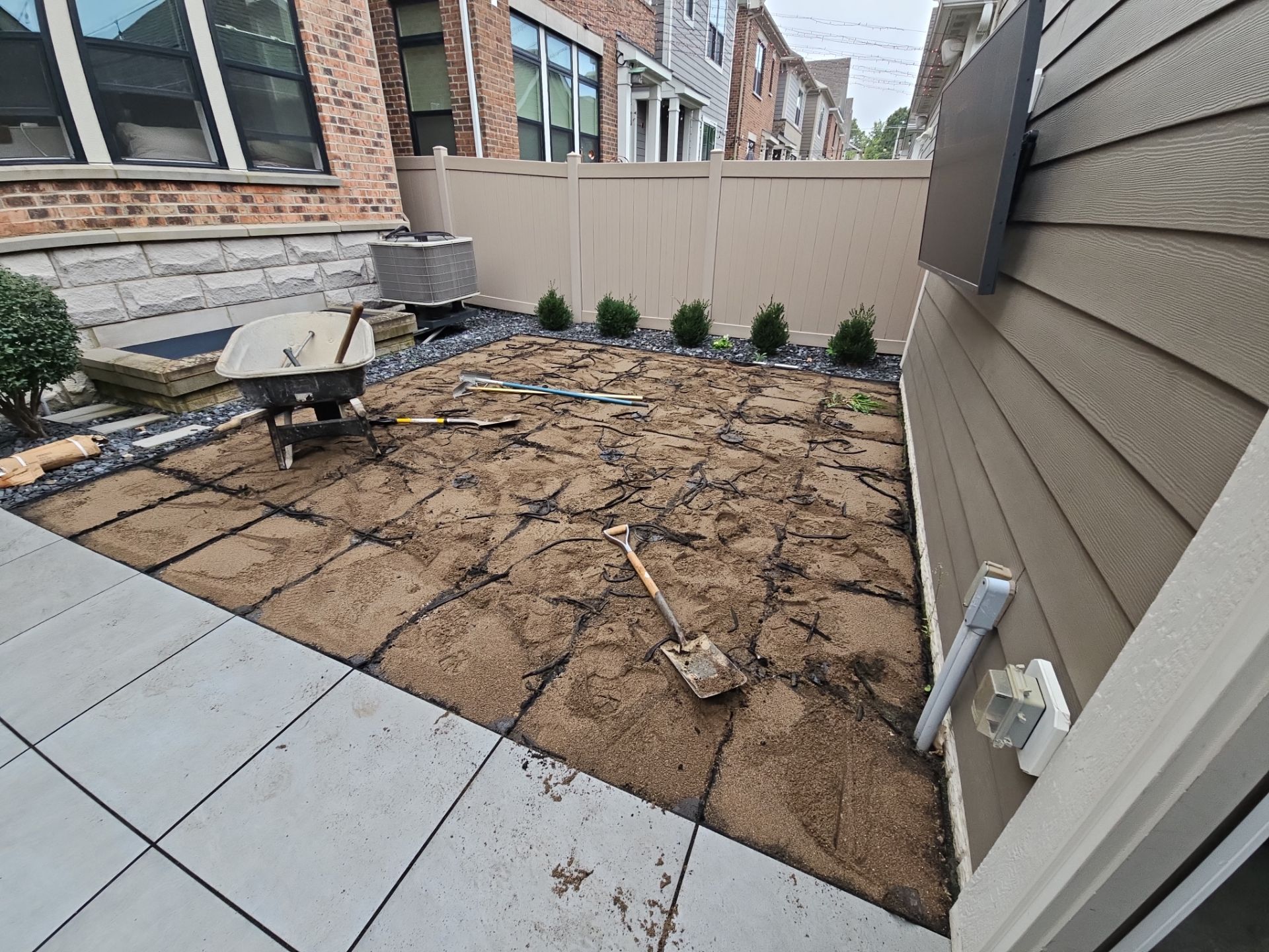 Backyard Paver to Turf Renovation by Southwest Greens Midwest