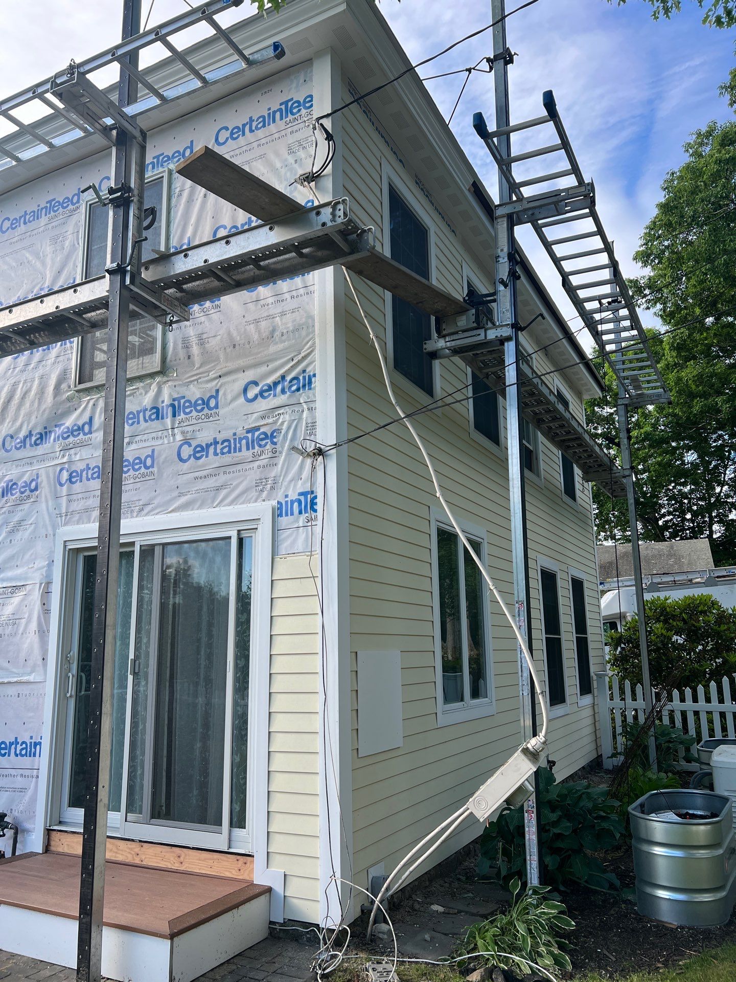 Everlast Siding, and New Asphalt Roofing in New Castle, NH by Tall pine roofing