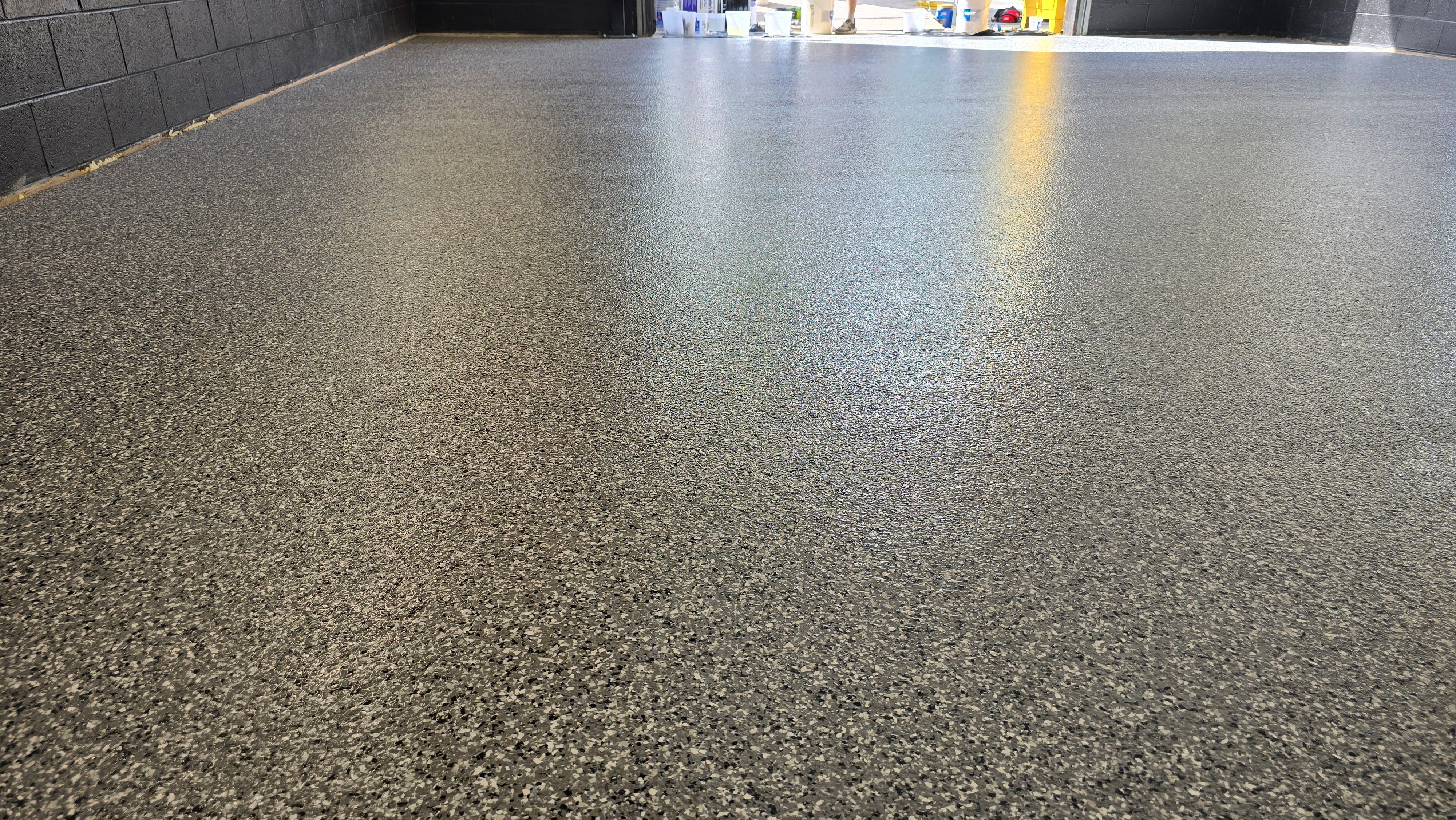 Garage using Wombat by Elite Floor Solutions