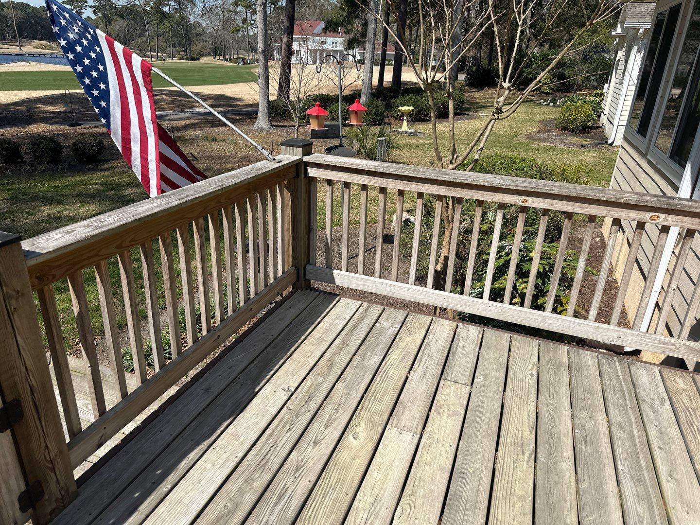 Weathered Deck using Wood Sealant by DuraSeal