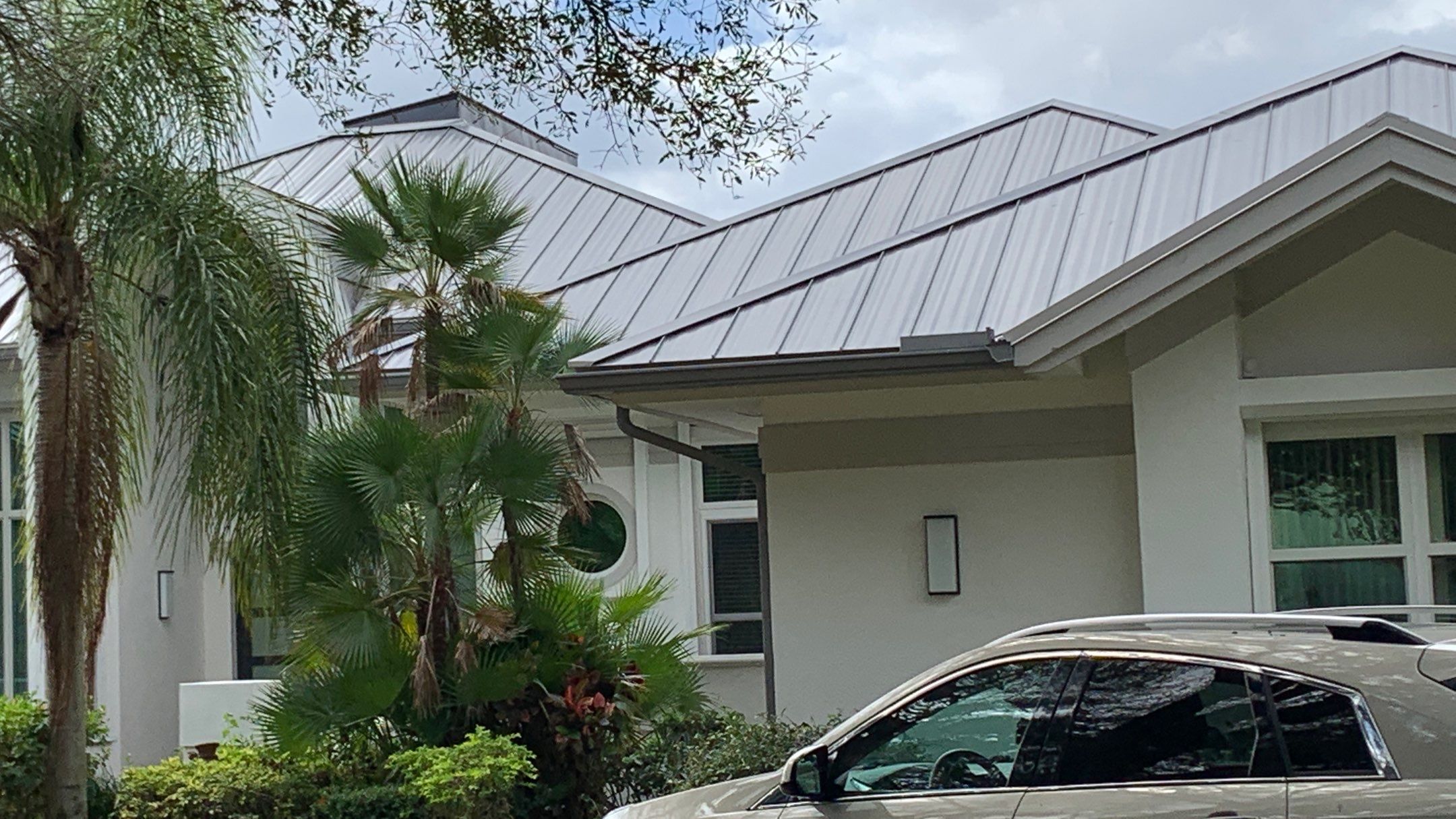 Residential Roofing Installation using 1" Nail strip metal roof by BLUES BROTHERS CONSTRUCTION CORP