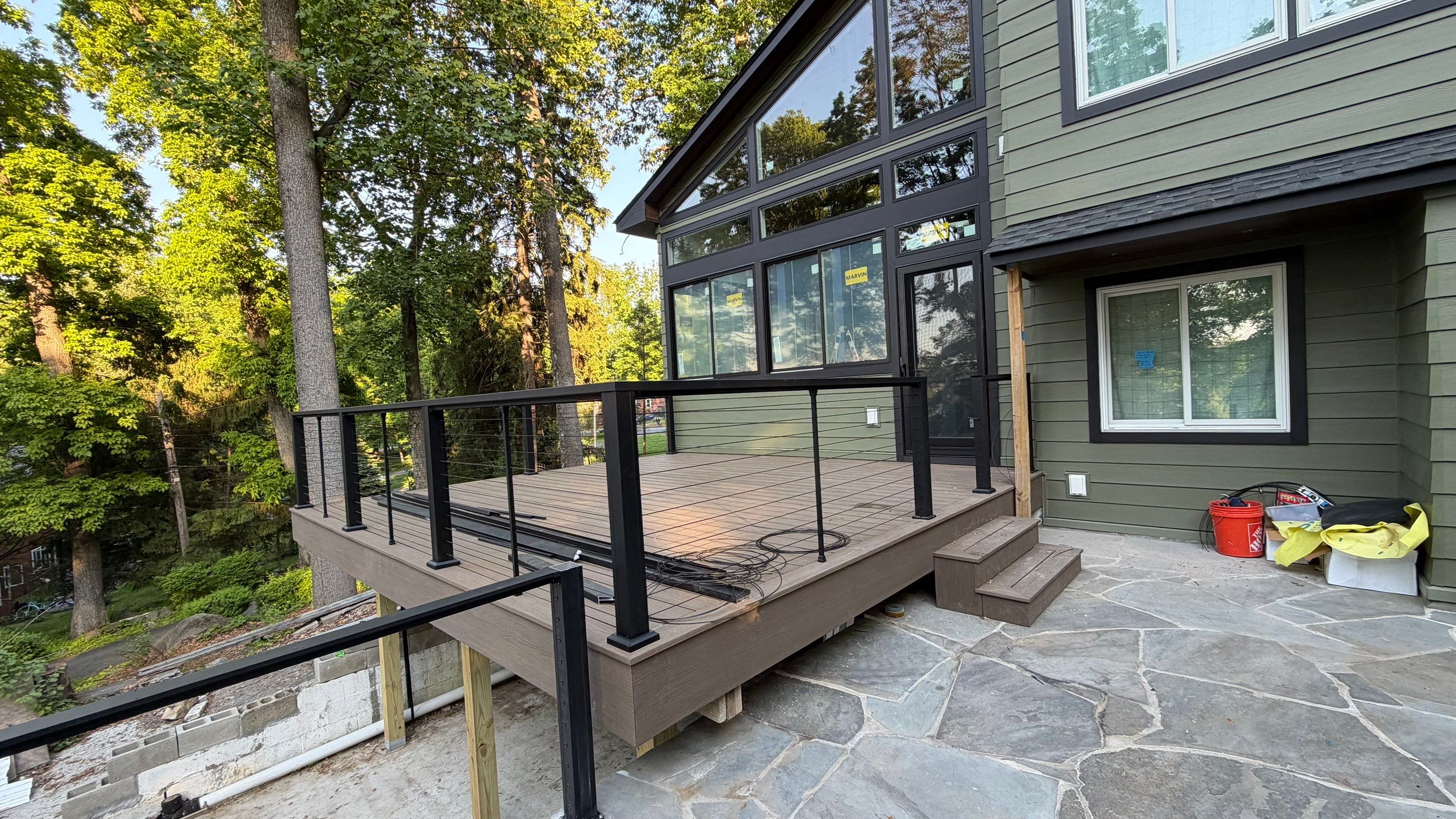 James Hardie Sage Green Lap Siding in Mohegan Lake, NY by Ideal Siding - Westchester