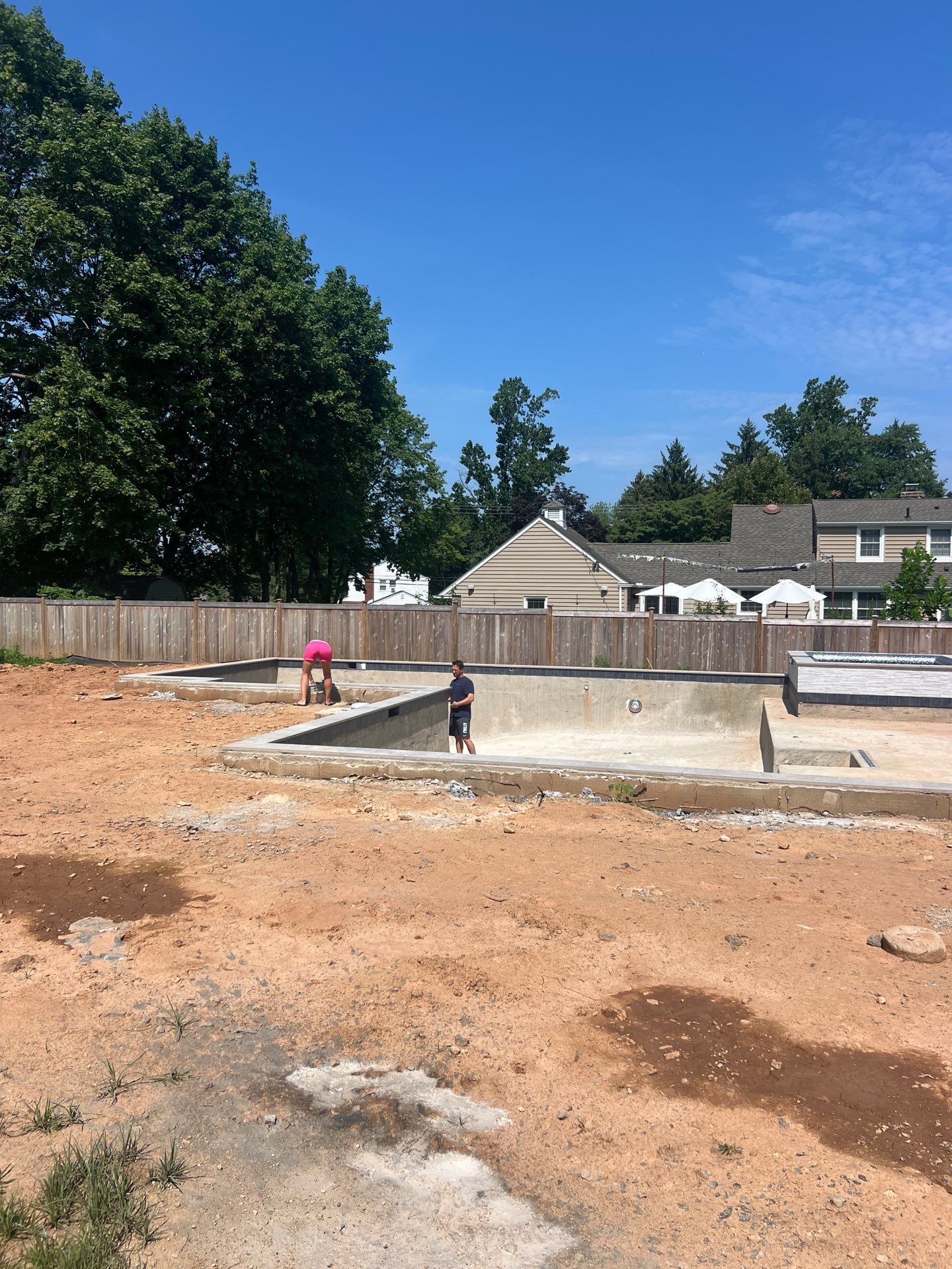Pool Deck in Plymouth Meeting PA by Architectural Concrete Design