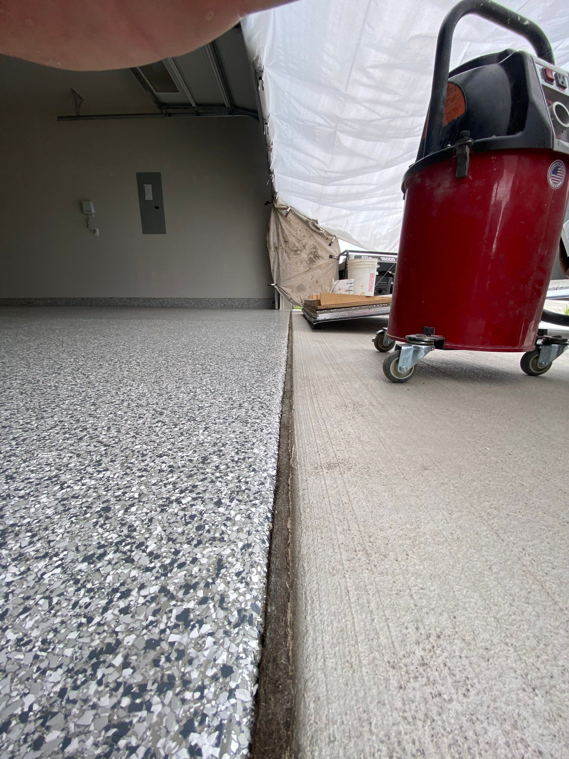 Patio and Walkway using Mt Everest by Croc Coatings, LLC