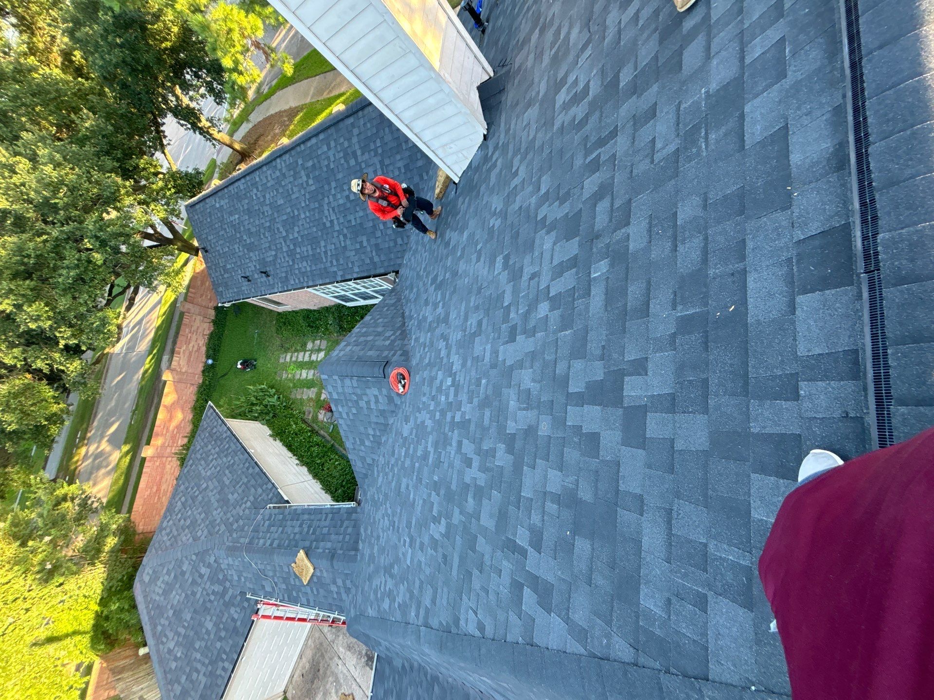 Residential Roofing Installation using Owen's Corning Duration (Lifetime) Shingles by Roof Repair Company
