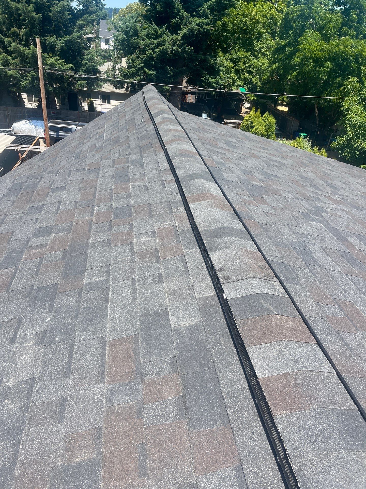 Project in West linn by Tom Leach Roofing