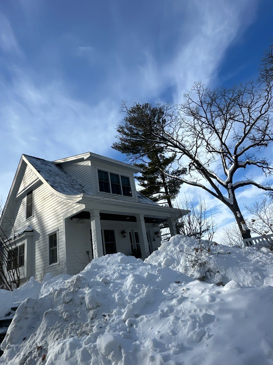 Roof Snow And Ice Dam Removal using Steamer by Stendahl Services