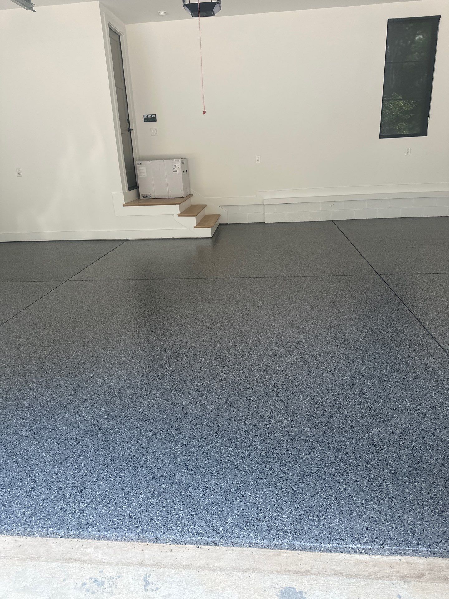 Garage Floor Coating using Nightfall by My Garage Floor Guys
