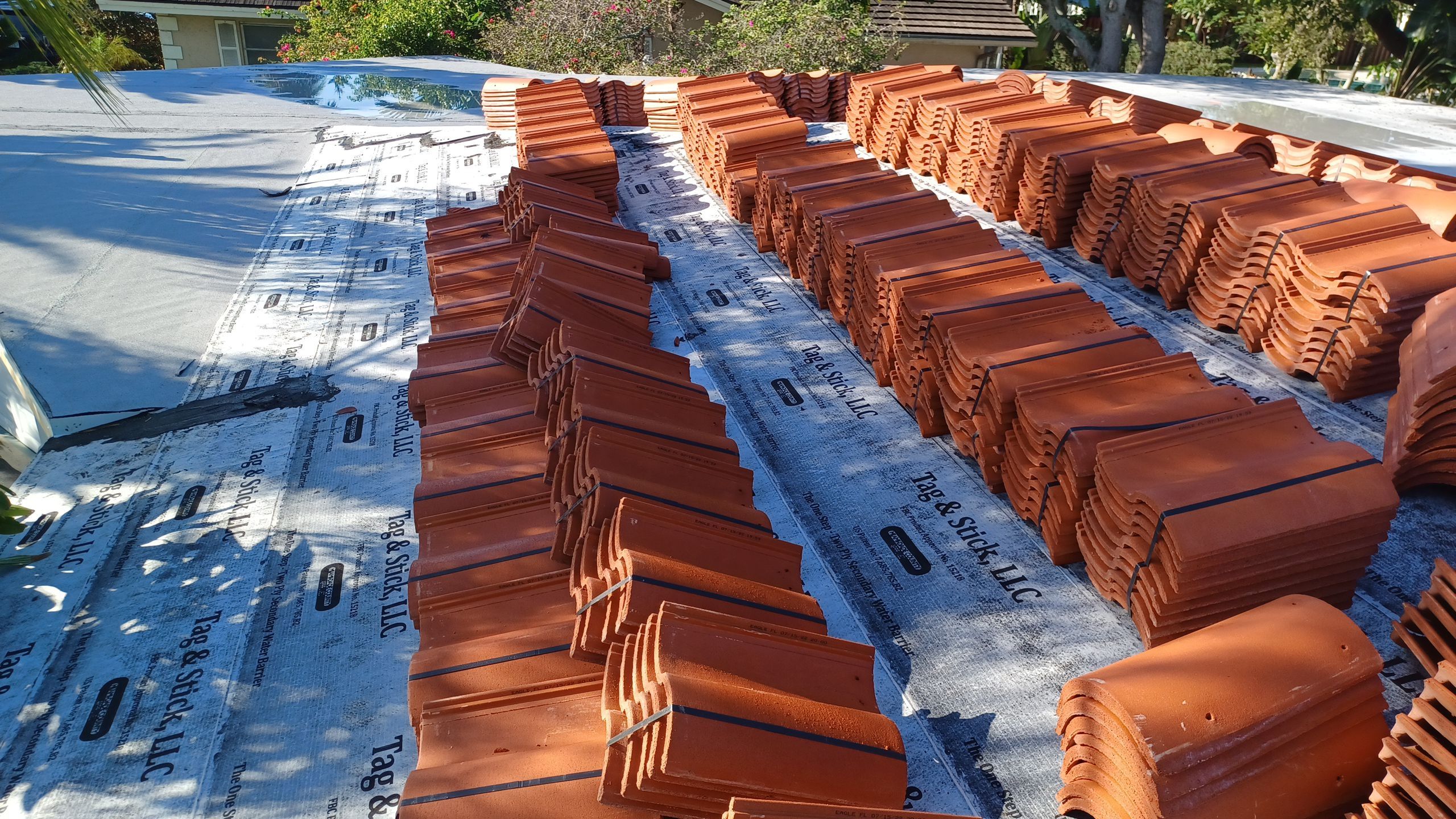 Residential Roofing Installation using Eagle Roofing Tile by BLUES BROTHERS ROOFING