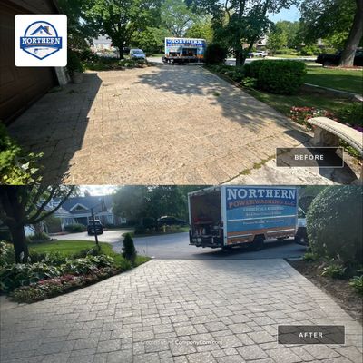 Brick paver clean, sand and seal.  using Surebond SB-1300