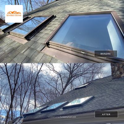 Window Installation using Velux Skylights