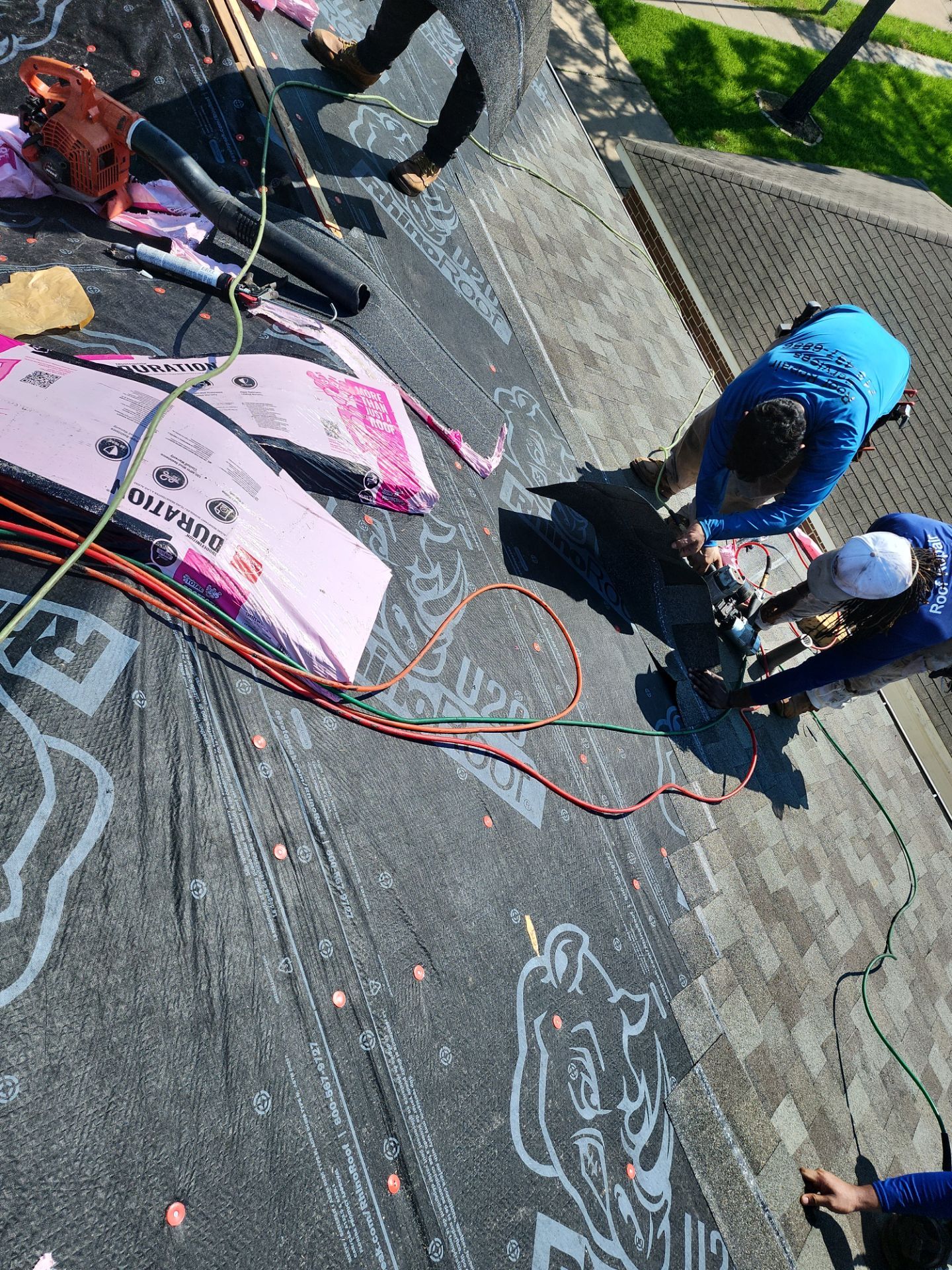 Residential Roofing Repair using Owen's Corning Duration (Lifetime) Shingles by Roof Repair Company