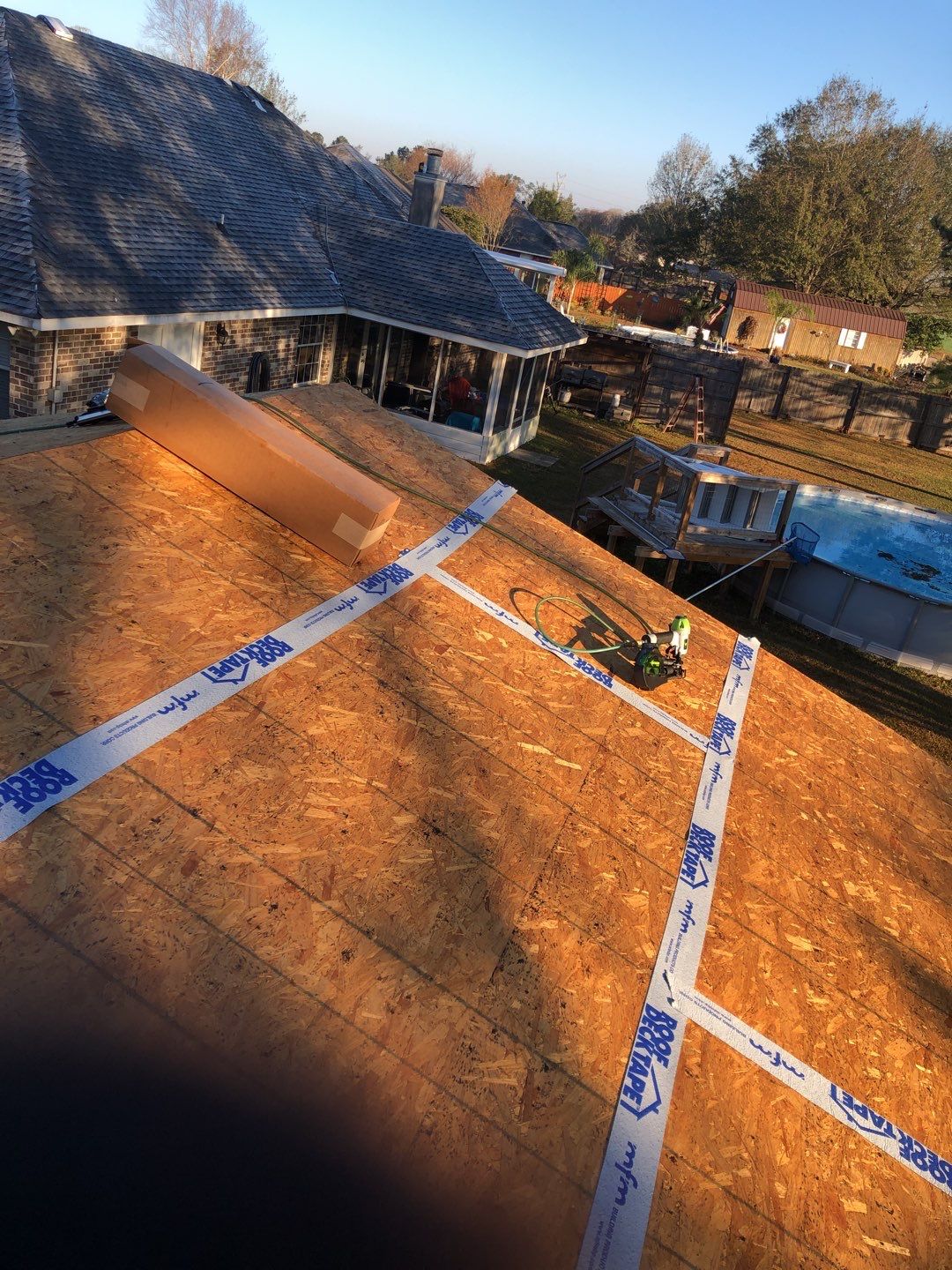 Residential Roofing Installation using Roof Replacement by American Roofing & Construction LLC