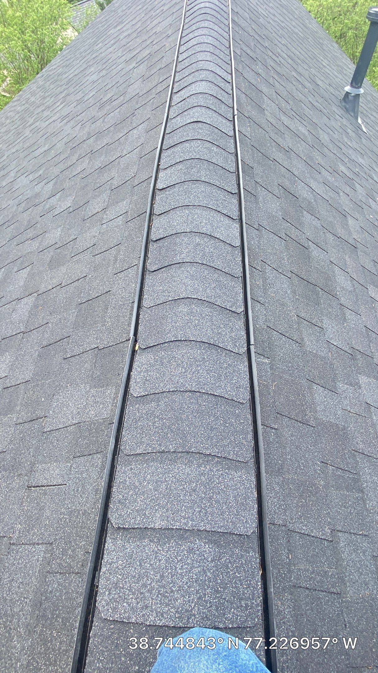 Springfield: CertainTeed Landmark Pro Designer Shingles in Max Def Charcoal Black by RM Banning, Inc.