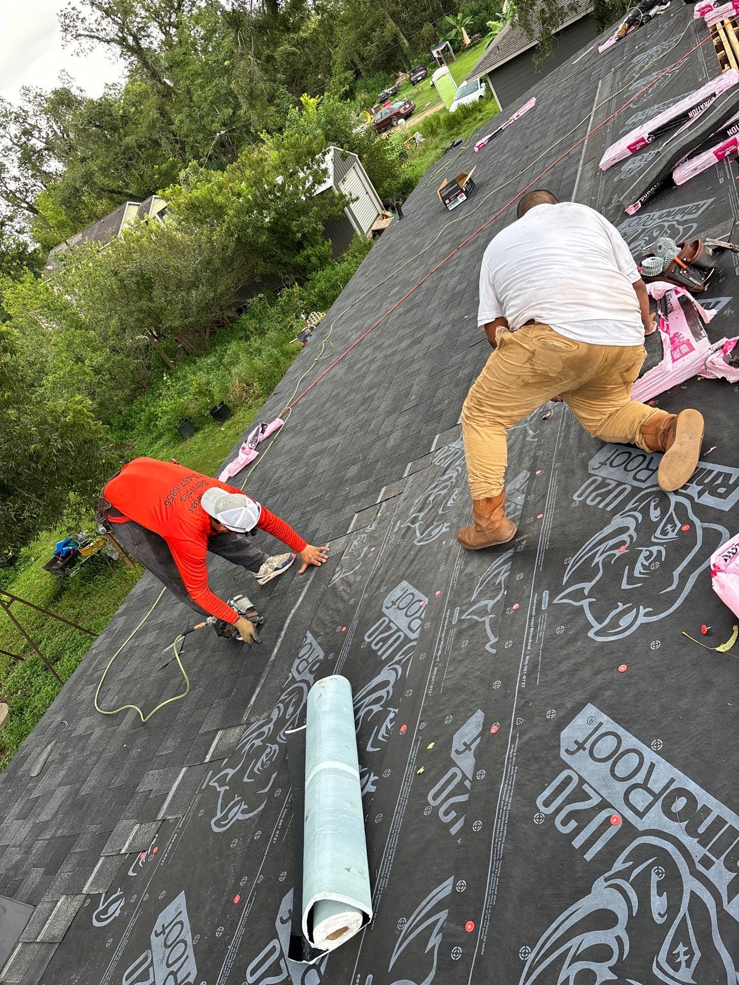Residential Roofing Installation using Owen's Corning Duration (Lifetime) Shingles by Roof Repair Company