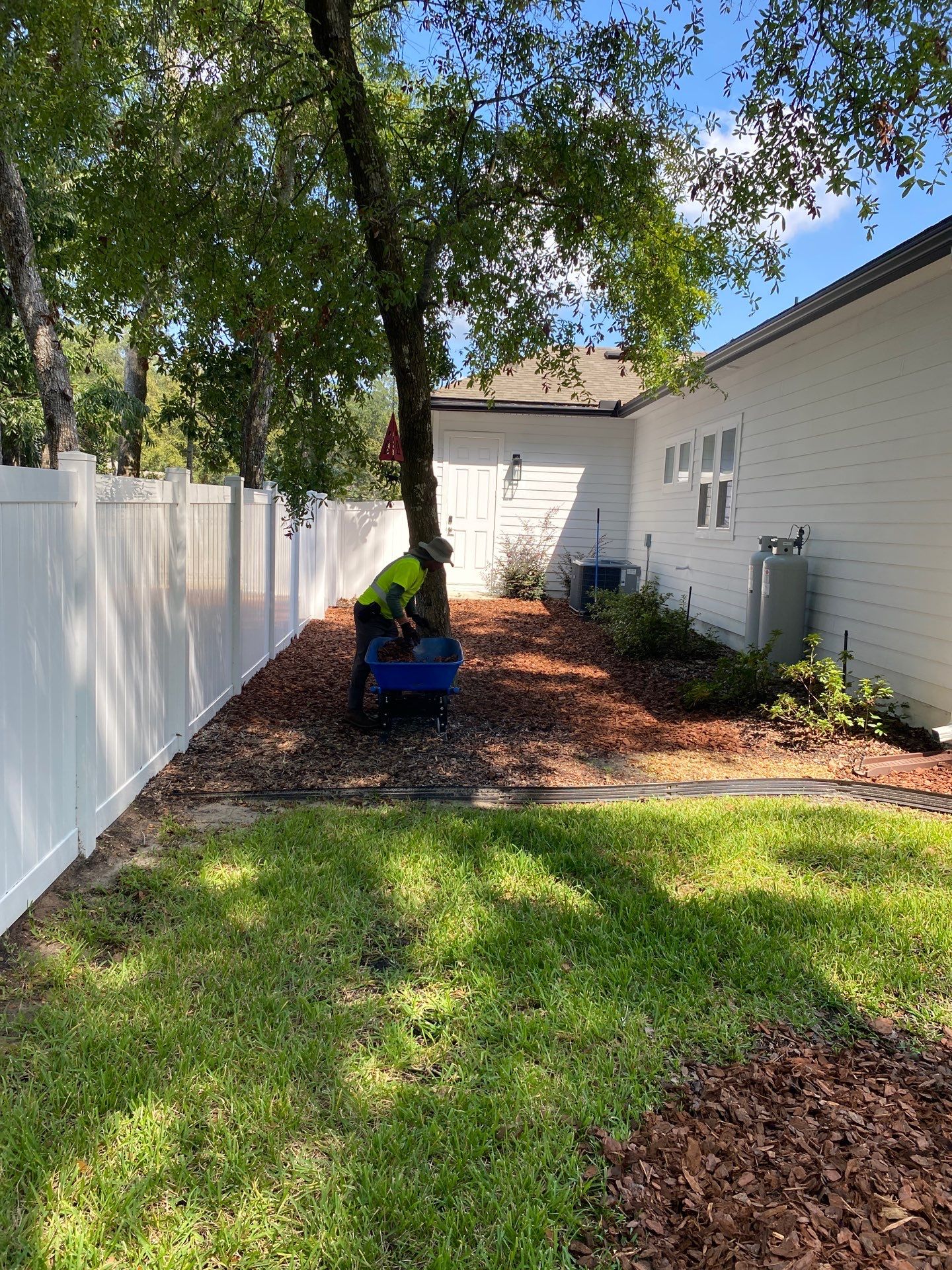 Pine Bark Install | Residential by ProGreen Services