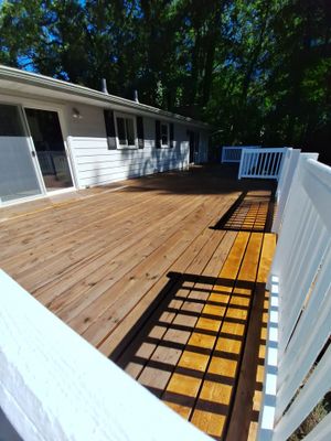 Deck Staining.