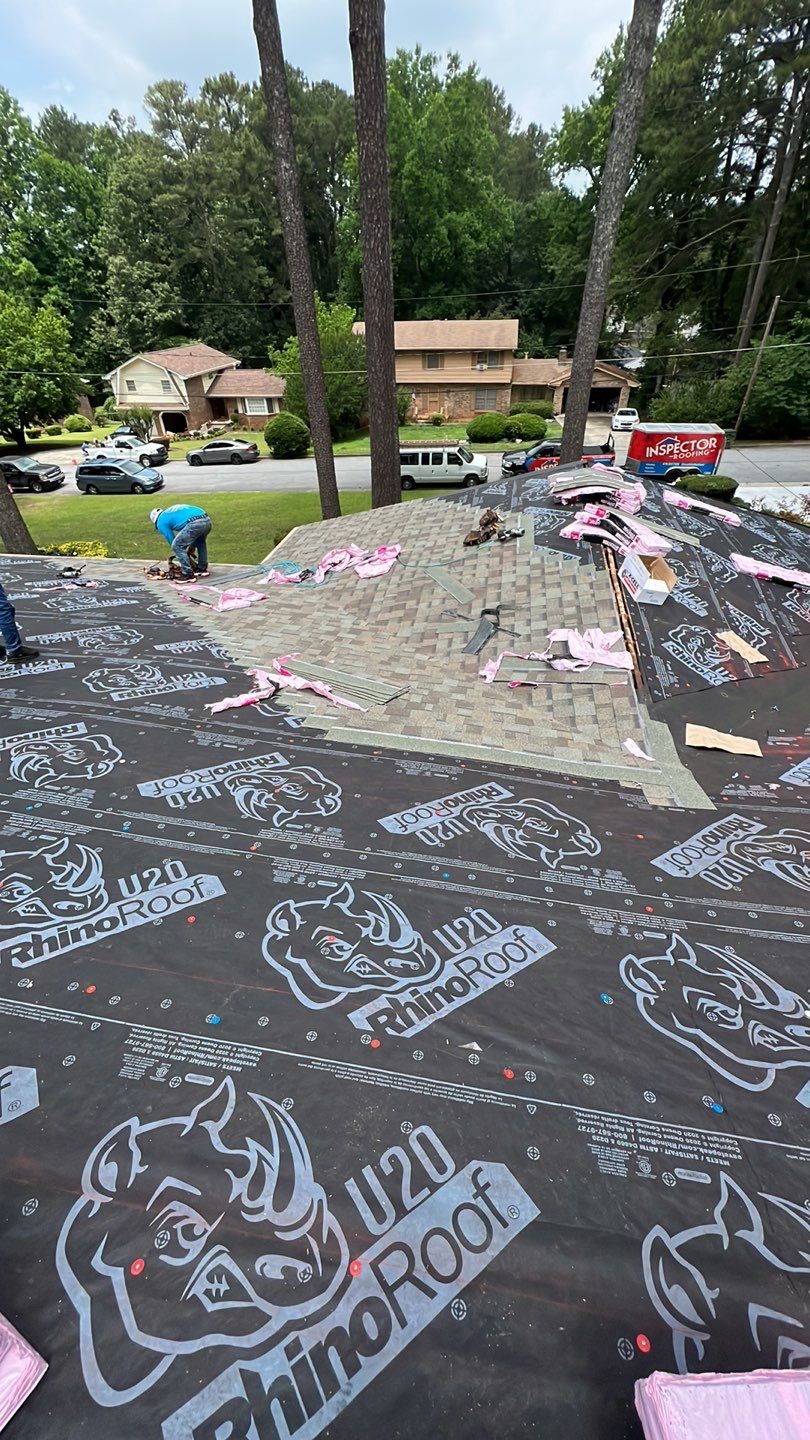 Residential Roofing Installation using Owens Corning by Inspector Roofing and Restoration