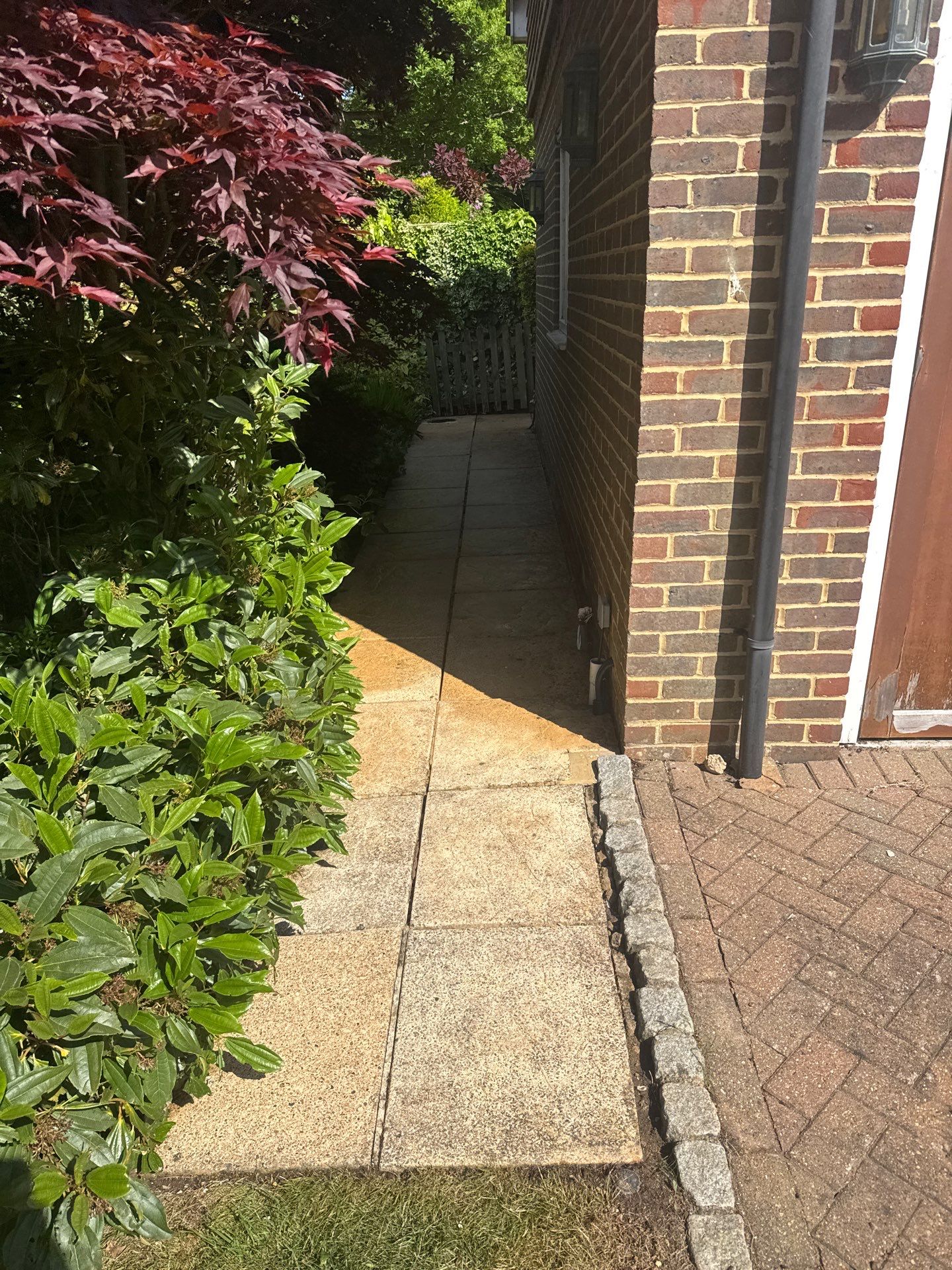 Patio Clean using 18inch Whirlaway FSC by Ges Exterior Cleaning ltd