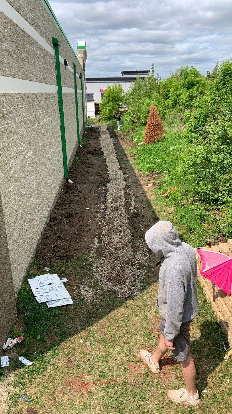 French Drain Installation – Fridley Dollar Tree by Waterproofing Northeast