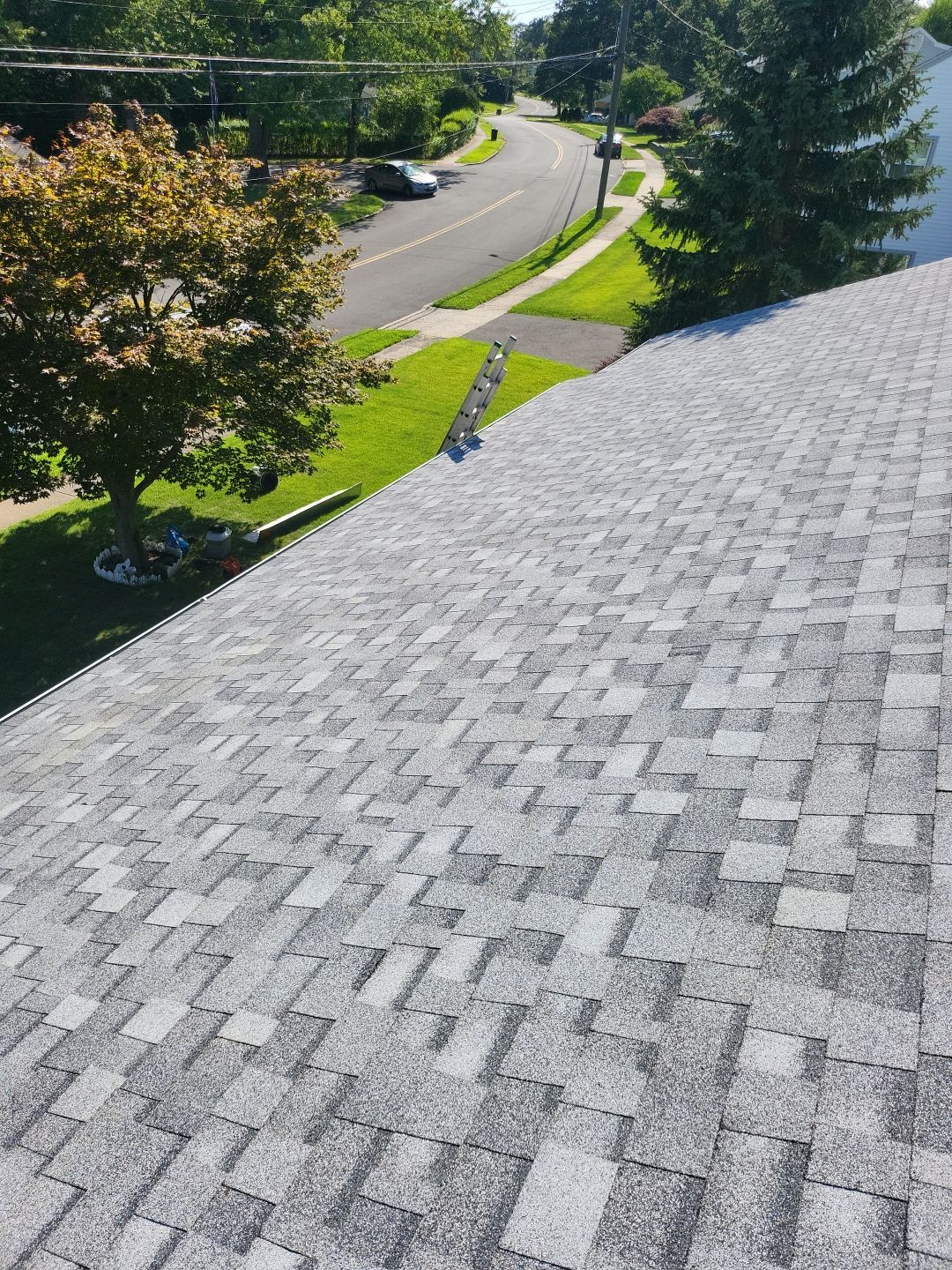 Residential Roofing Installation using Owens Corning TruDefinition Sierra Gray by A Plus Exterior