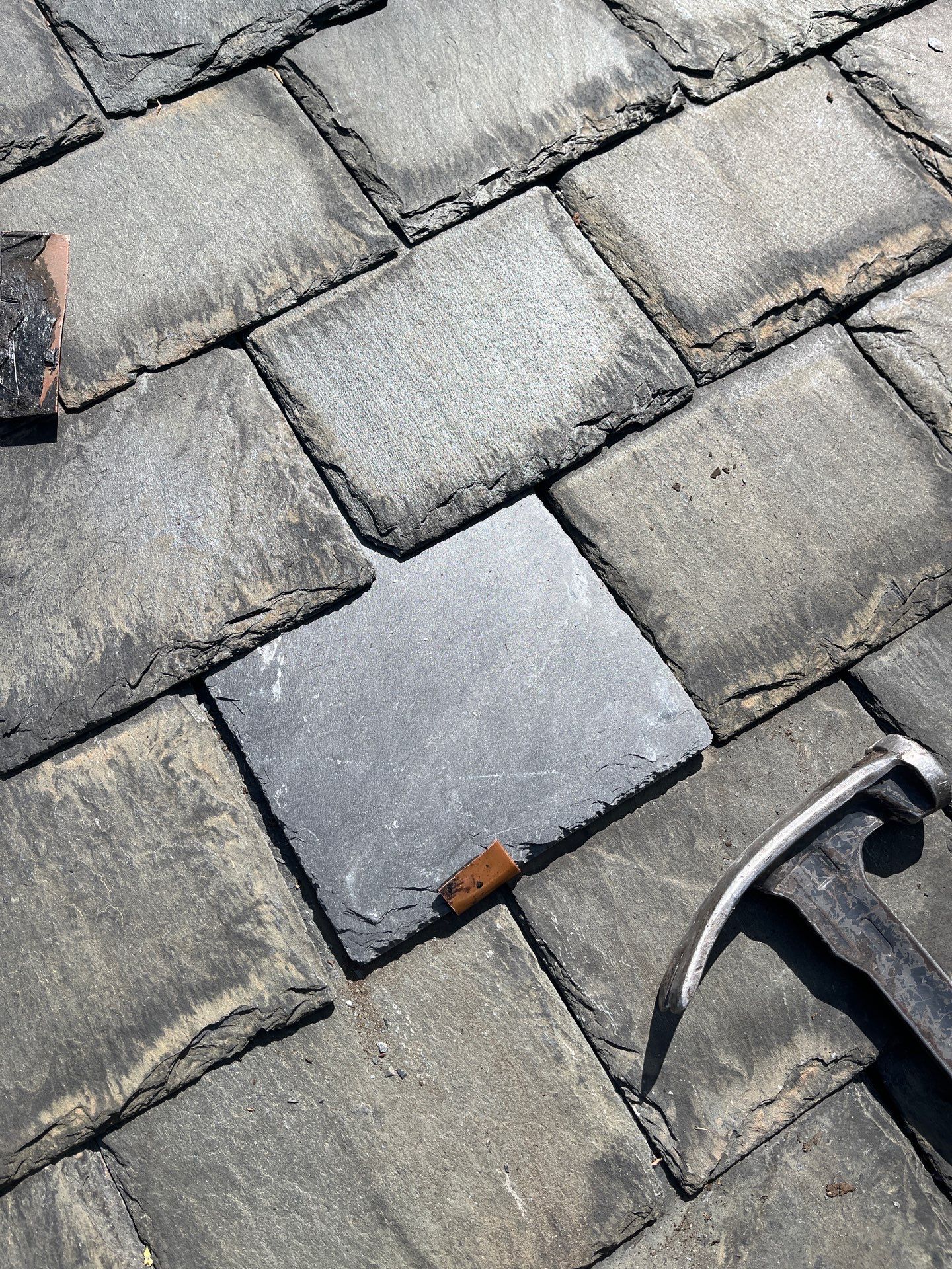 Arlington: Buckingham Slate and Carlisle Syntec TPO Roof by RM Banning, Inc.